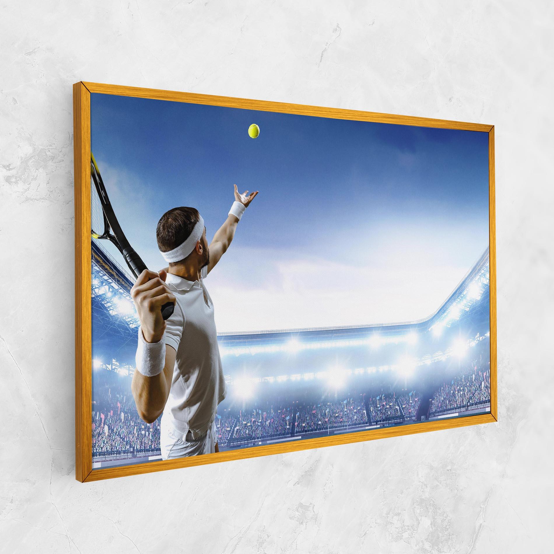 Tablou Canvas Stadium Tennis Player mockup 1