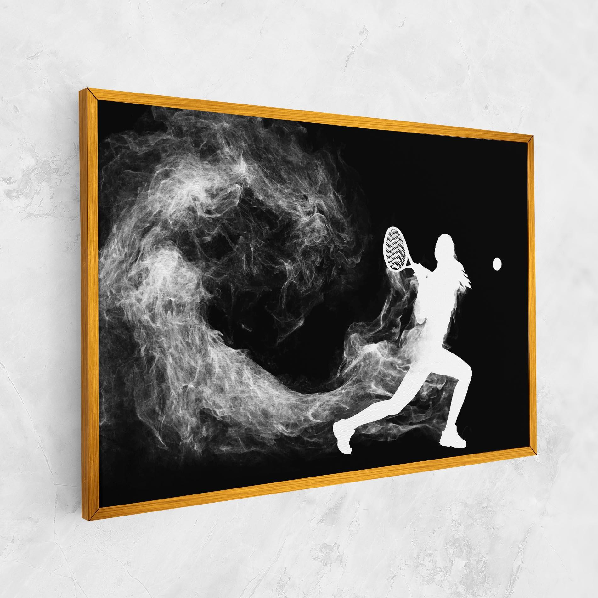 Tablou Canvas Tennis Spoke White mockup 1