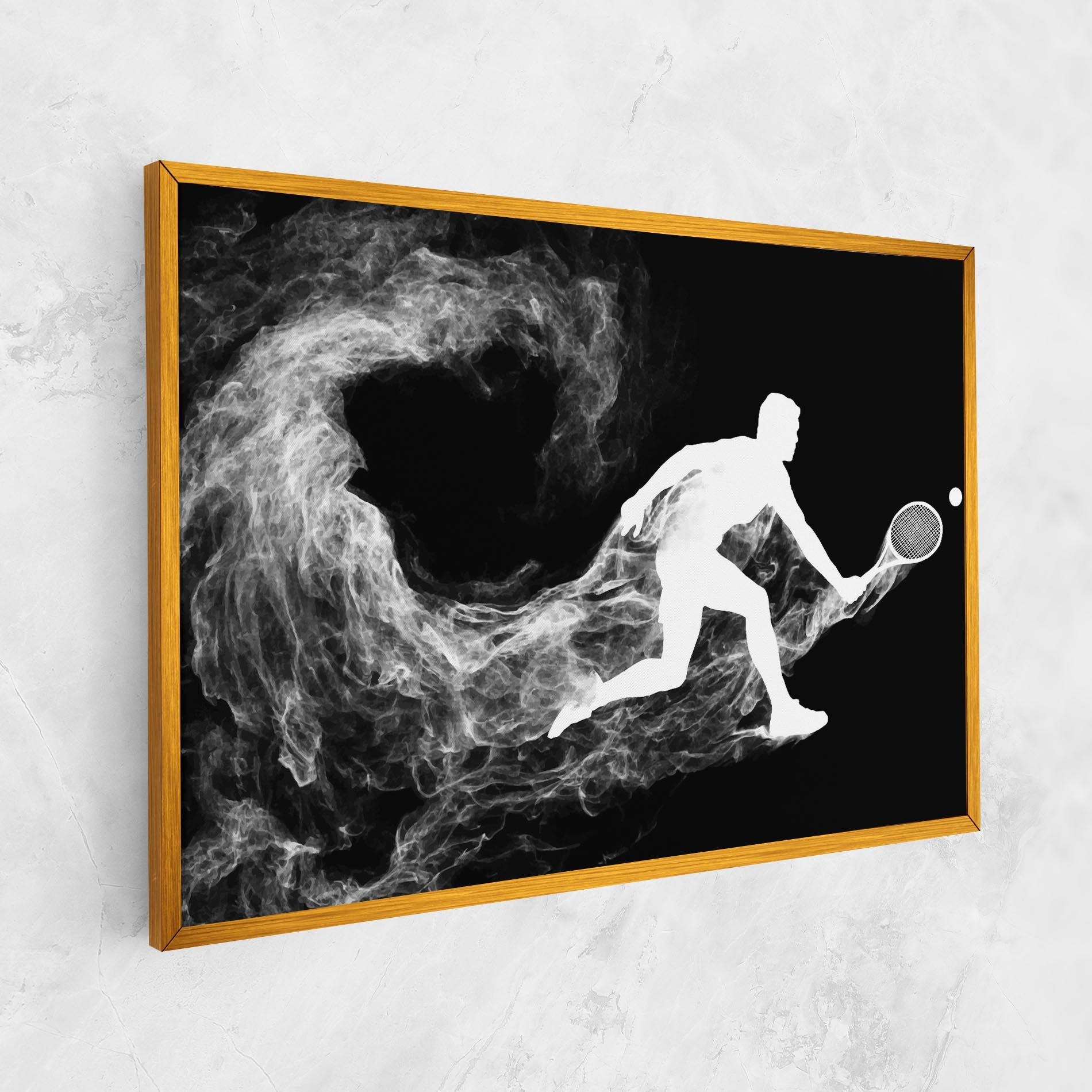 Tablou Canvas Tennis White Smoke mockup 1