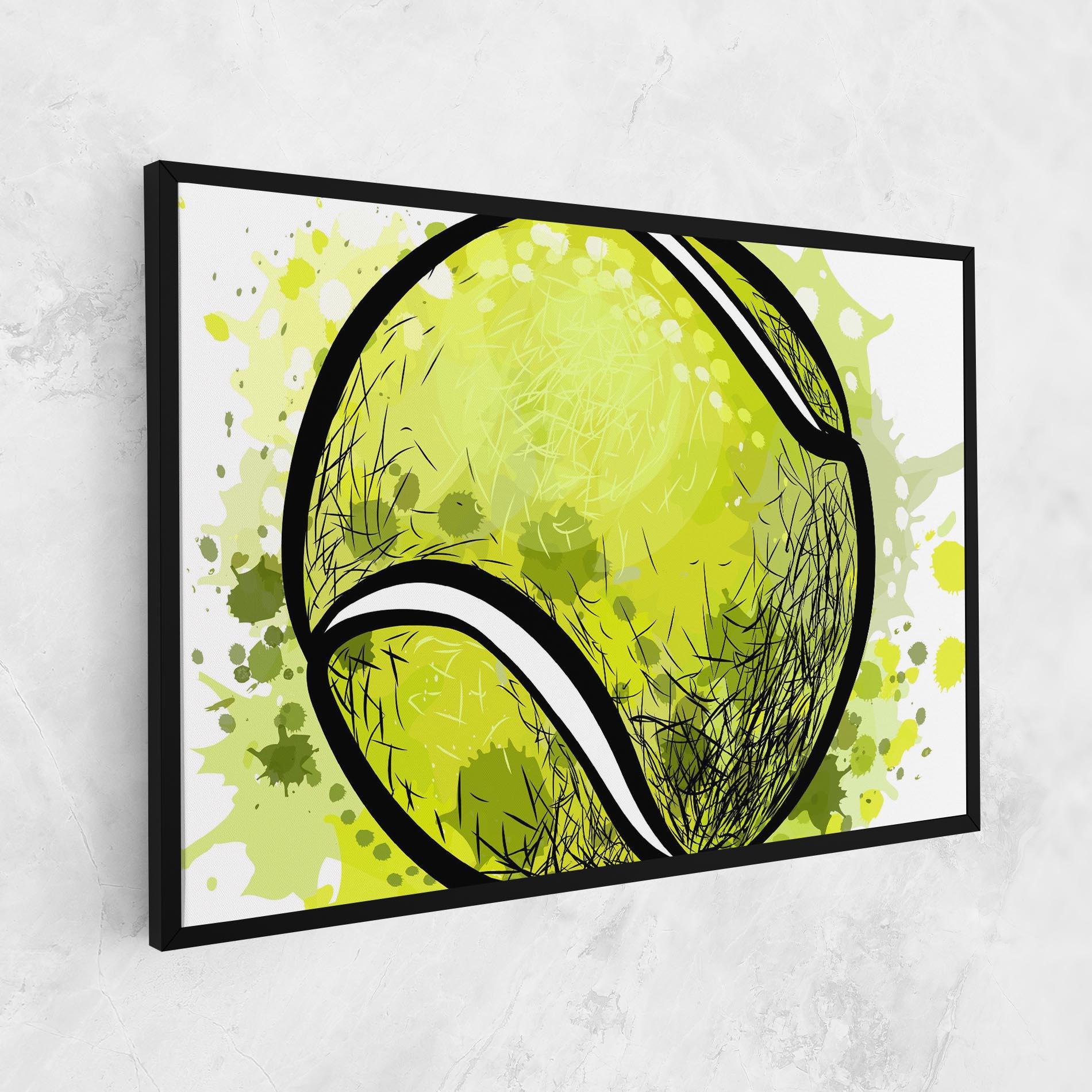 Tablou Canvas Big Tennis Ball mockup 1