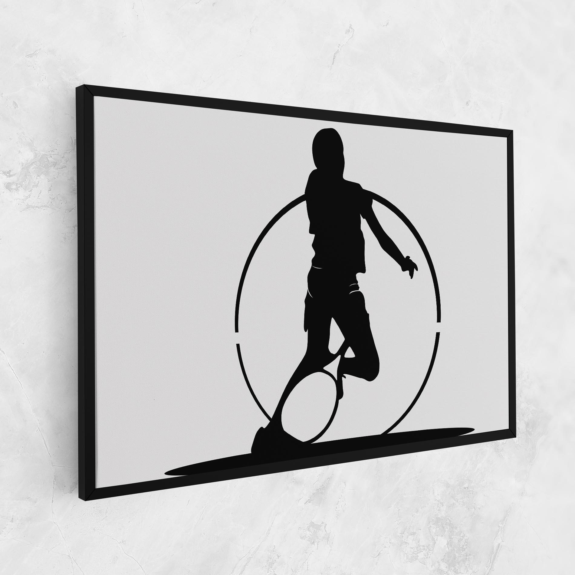 Tablou Canvas Black Tennis Circle mockup 1