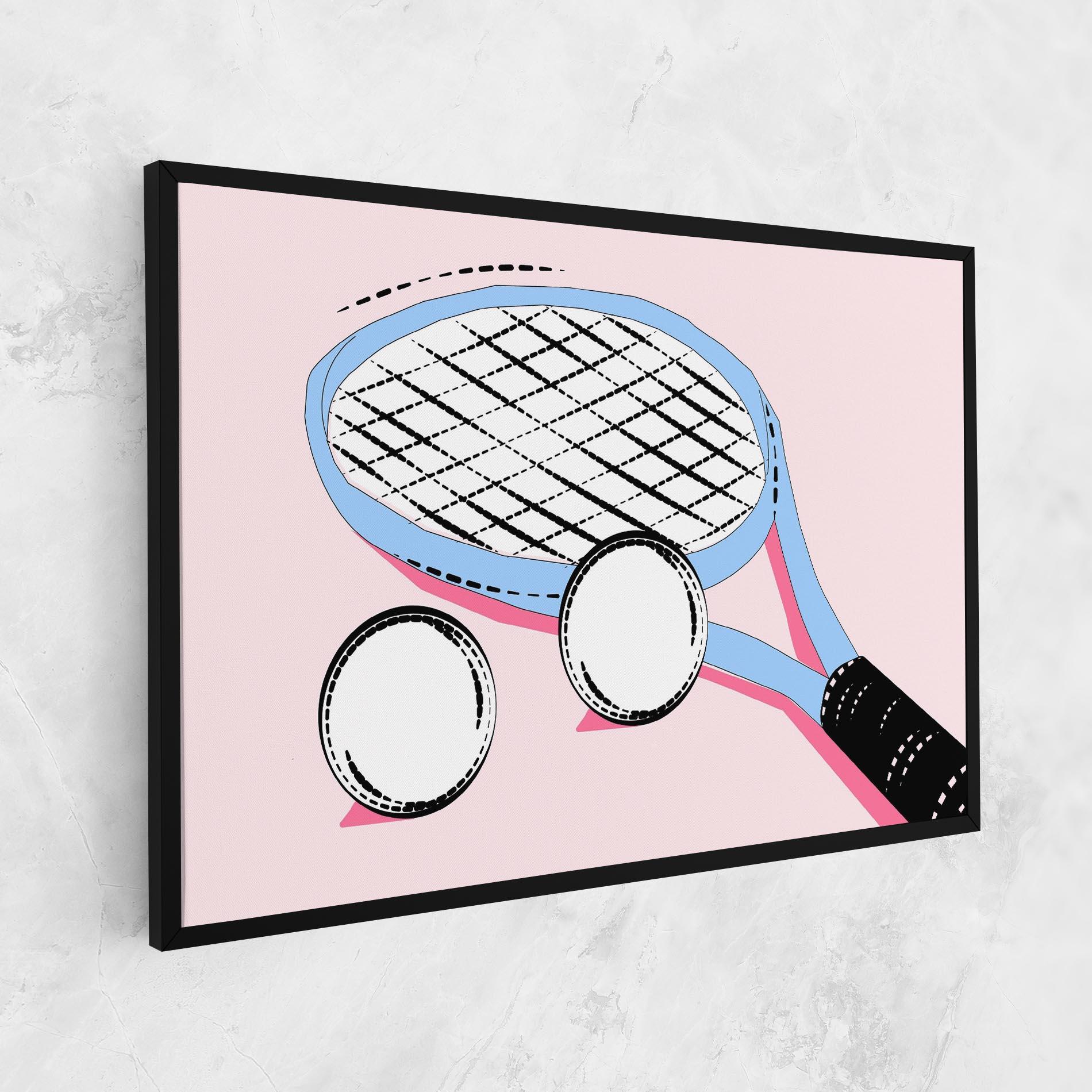 Tablou Canvas Pink Tennis mockup 1