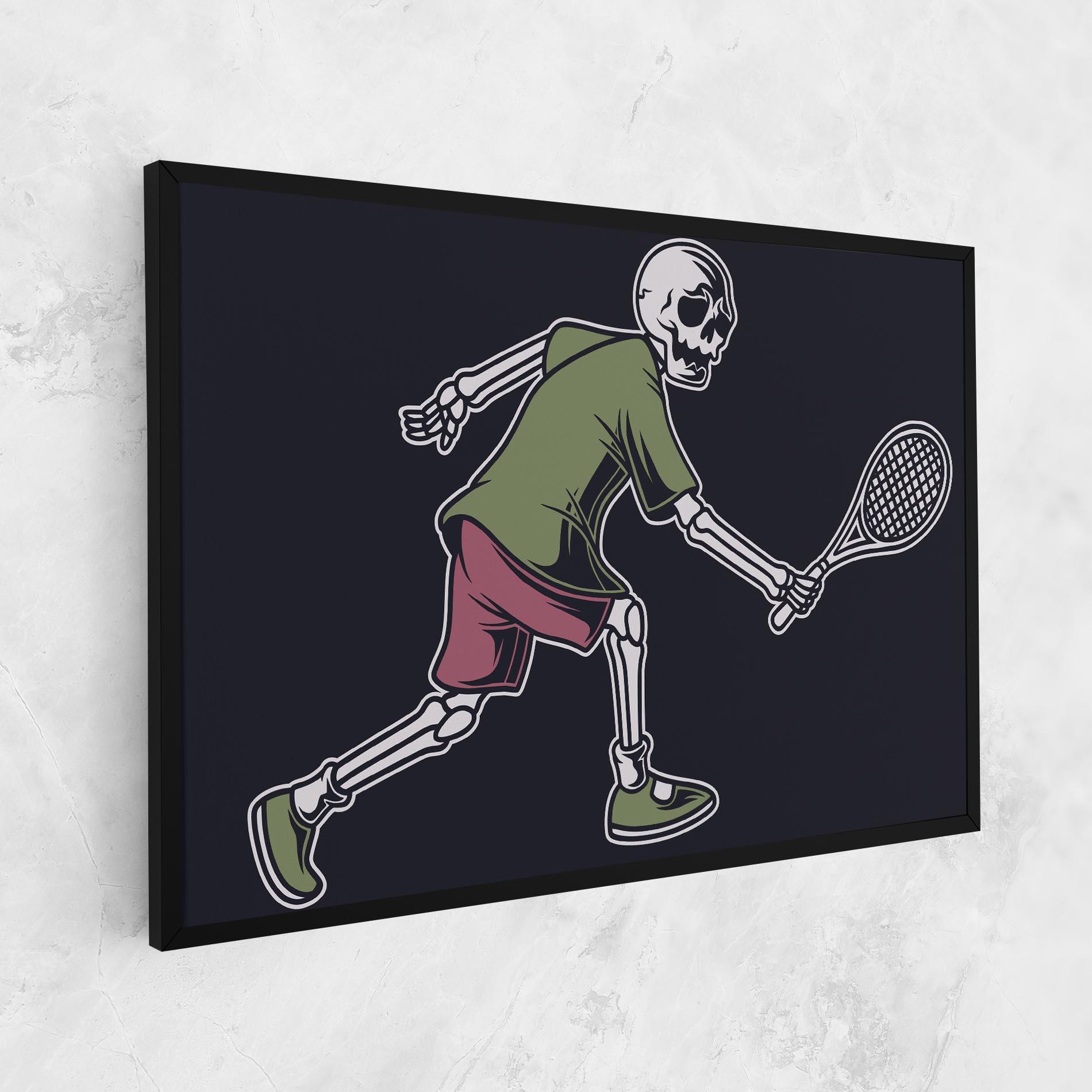 Tablou Canvas Skull Tennis mockup 1