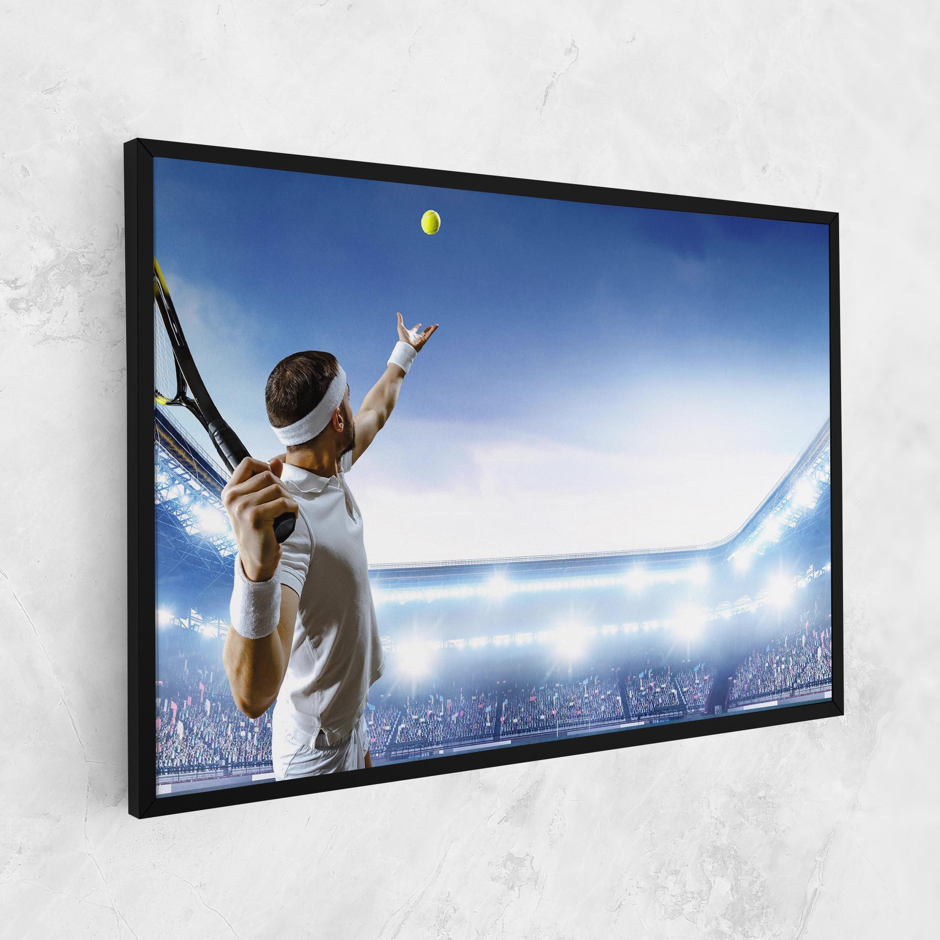 Tablou Canvas Stadium Tennis Player mockup 1