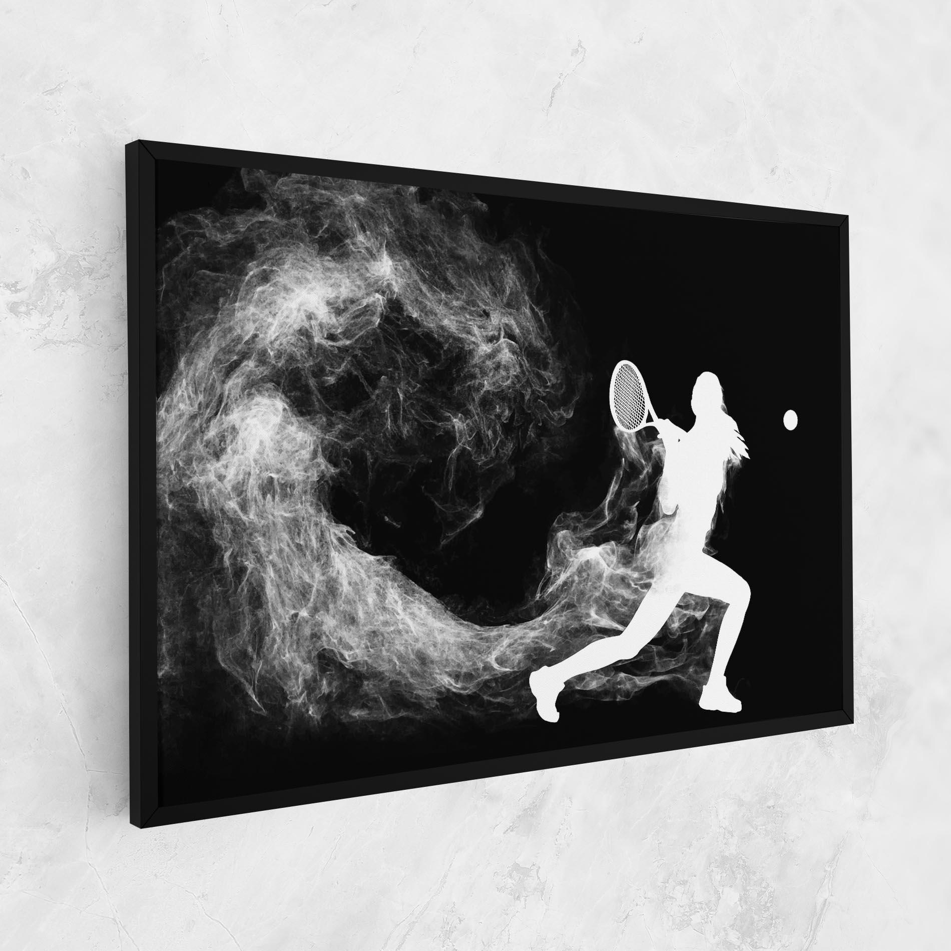 Tablou Canvas Tennis Spoke White mockup 1