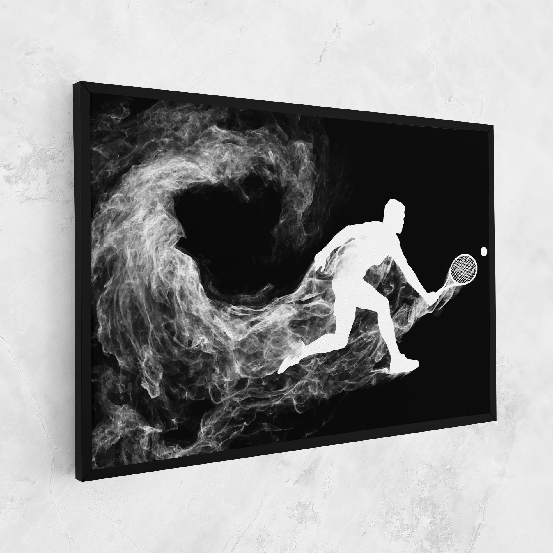 Tablou Canvas Tennis White Smoke mockup 1