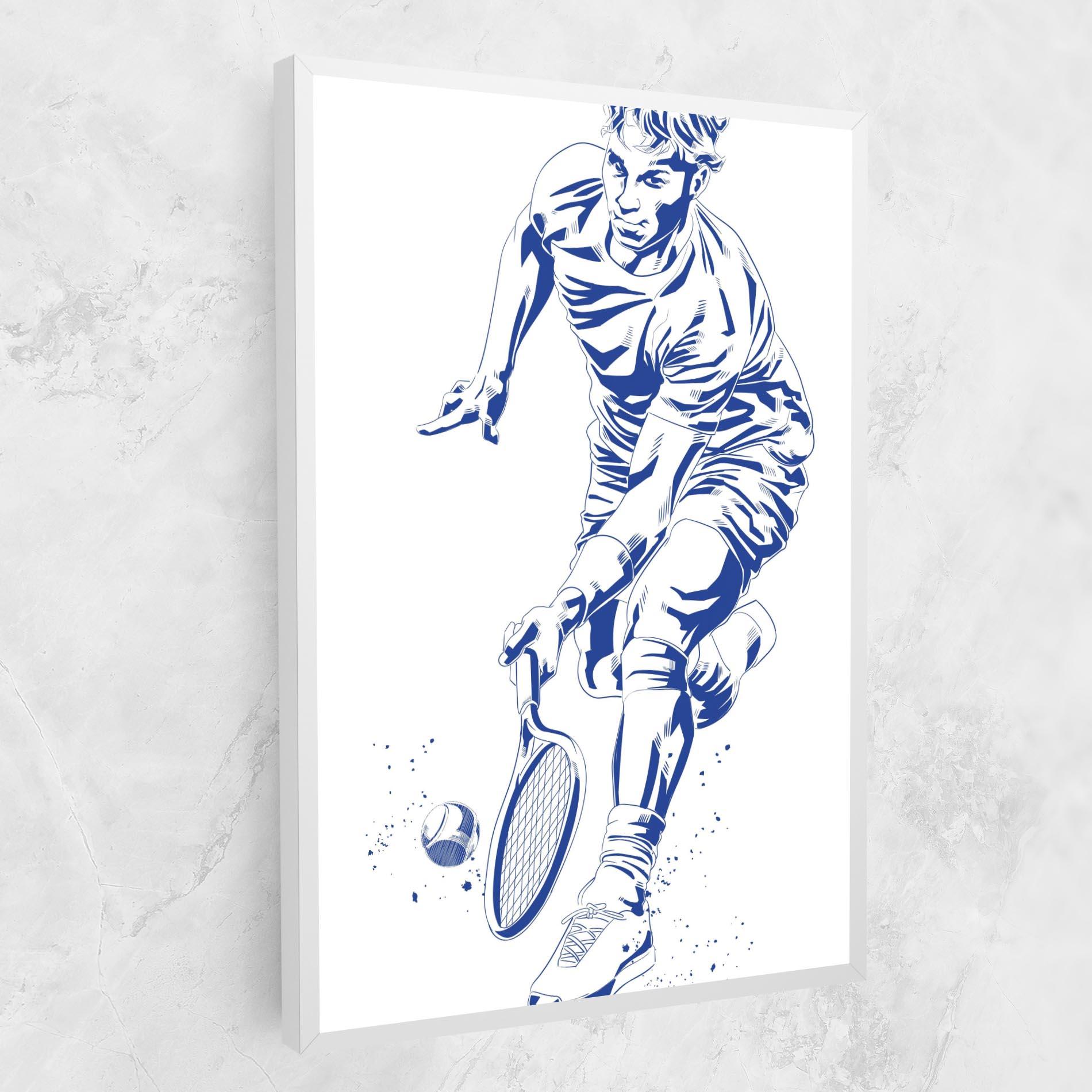 Tablou Canvas Blue Tennis mockup 1