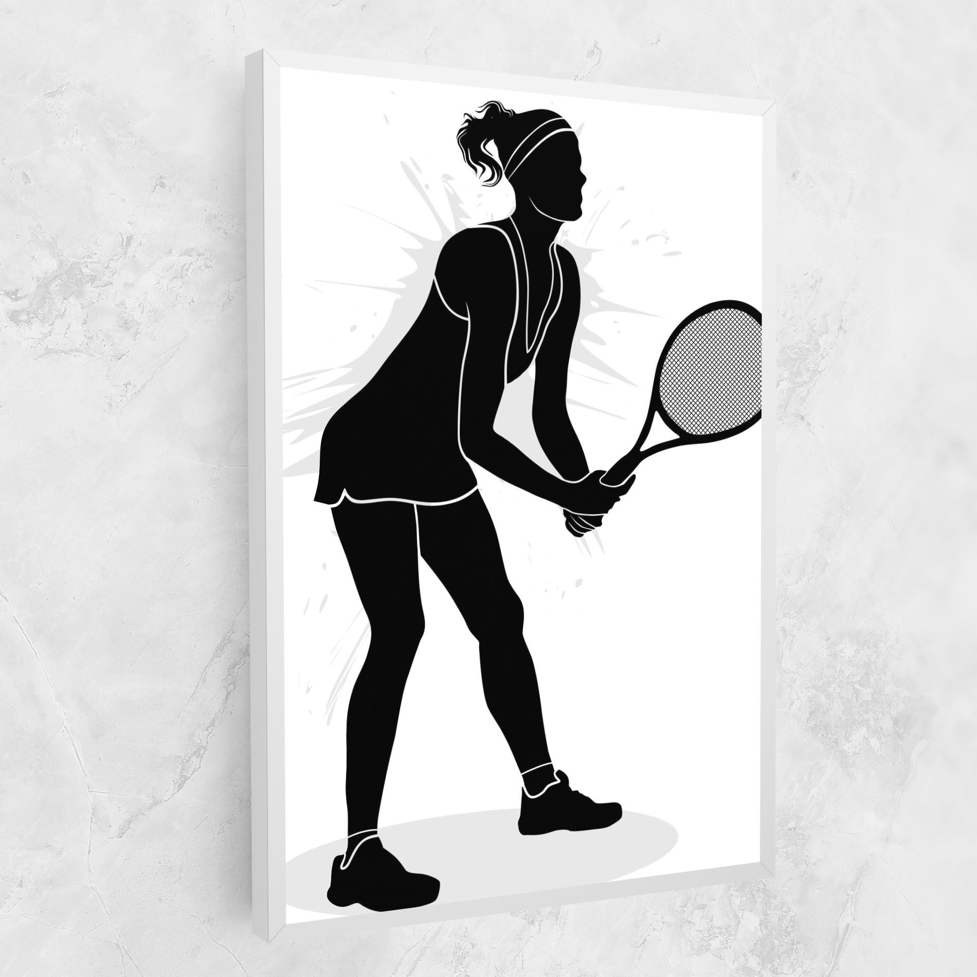 Tablou Canvas Female Tennis Player mockup 1