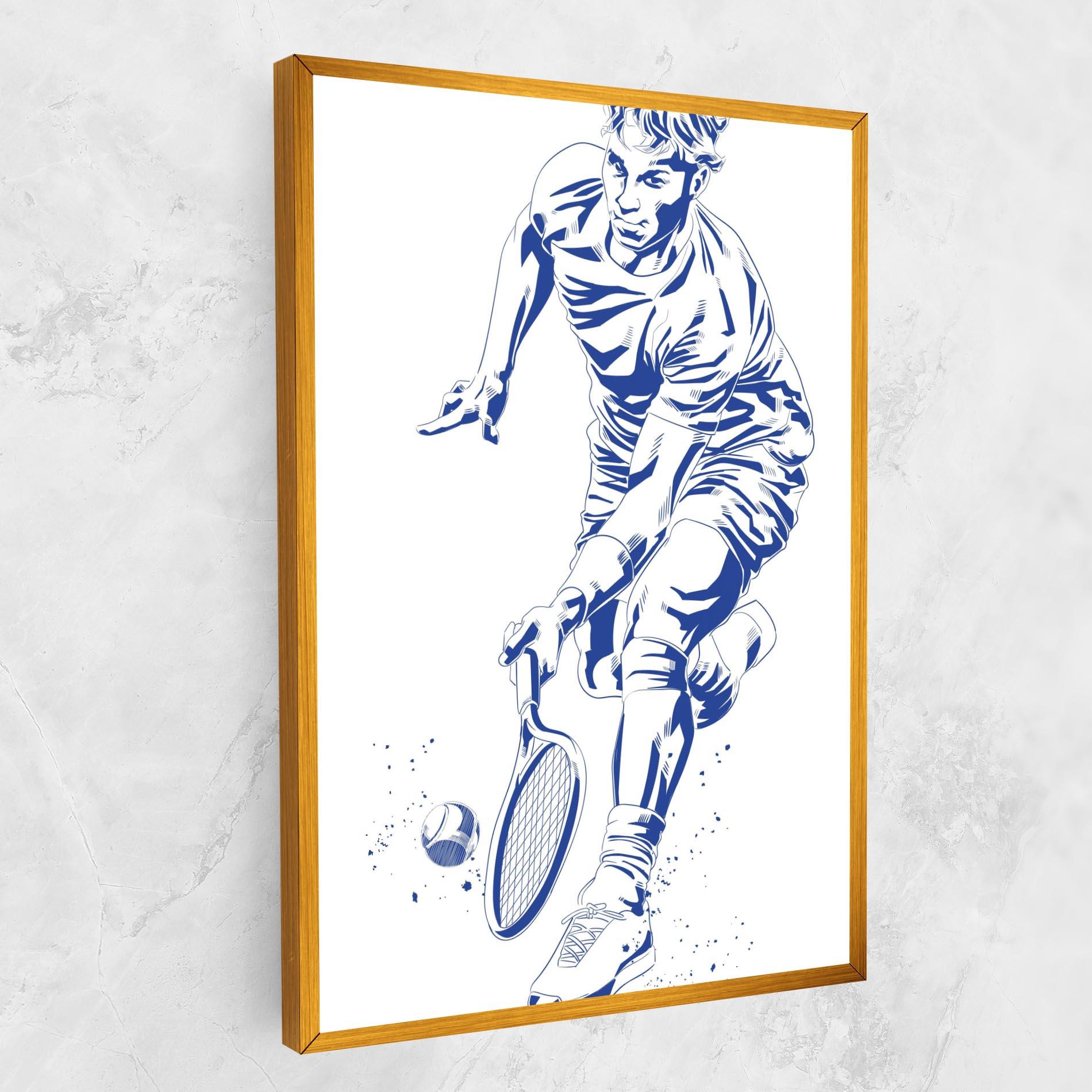 Tablou Canvas Blue Tennis mockup 1