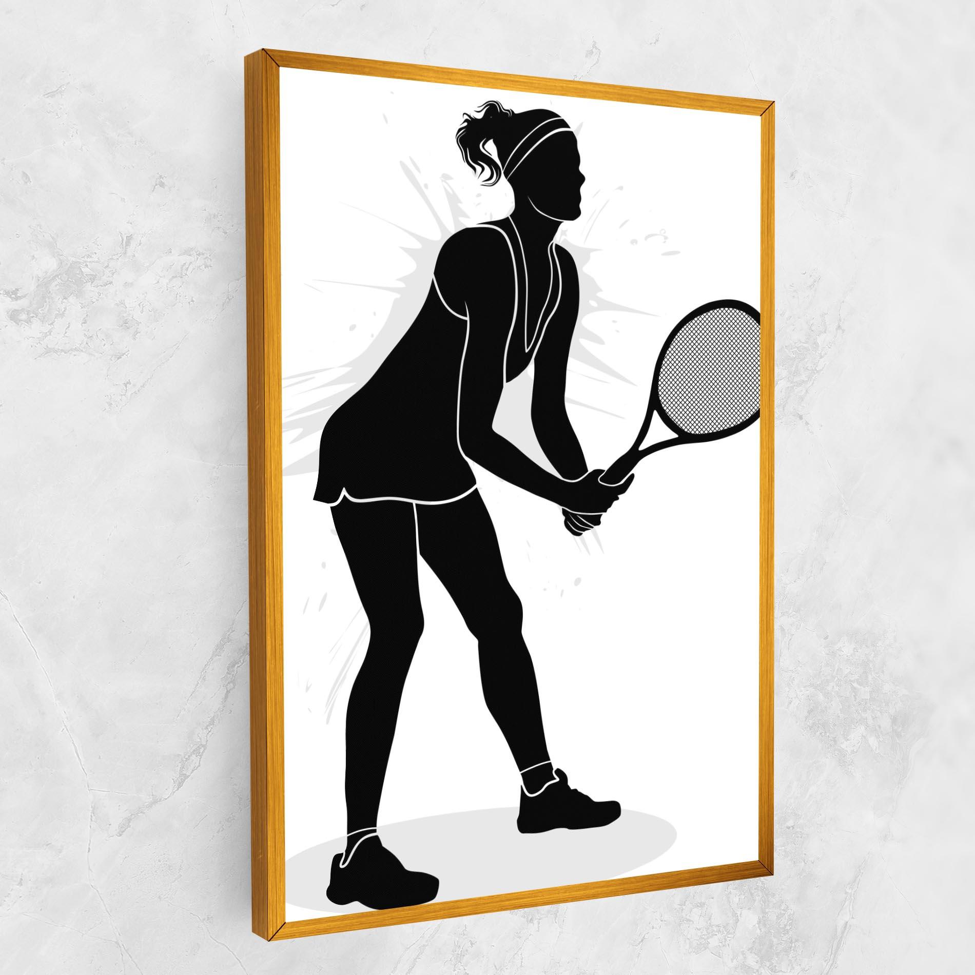 Tablou Canvas Female Tennis Player mockup 1