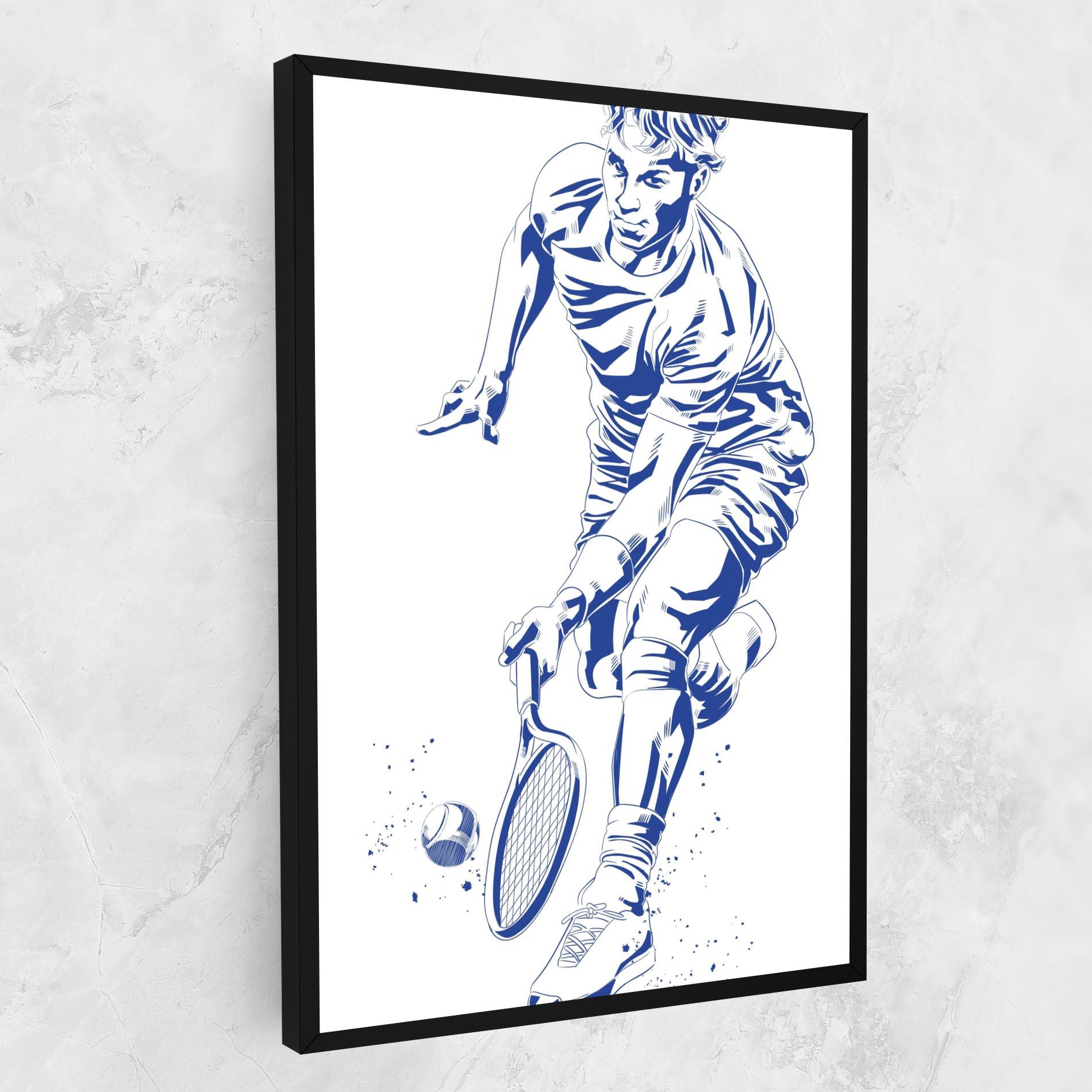 Tablou Canvas Blue Tennis mockup 1