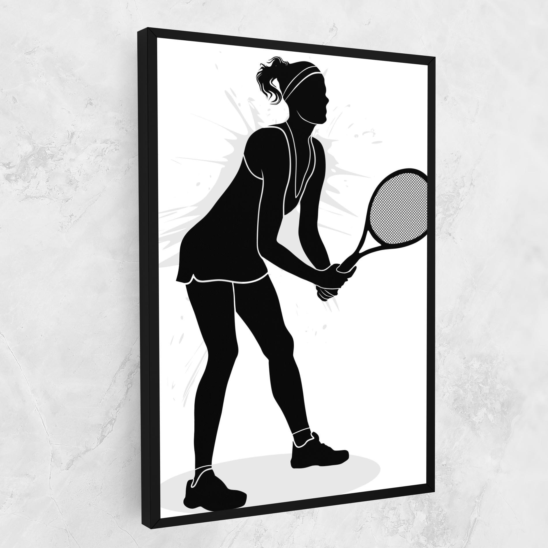 Tablou Canvas Female Tennis Player mockup 1