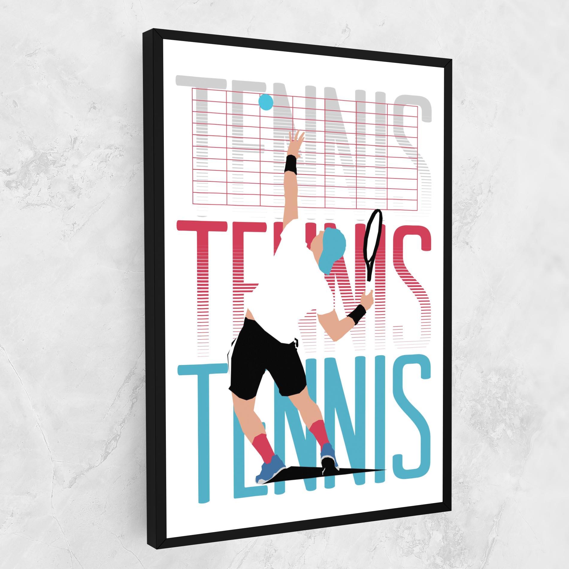 Tablou Canvas Tennis Ball Jump mockup 1