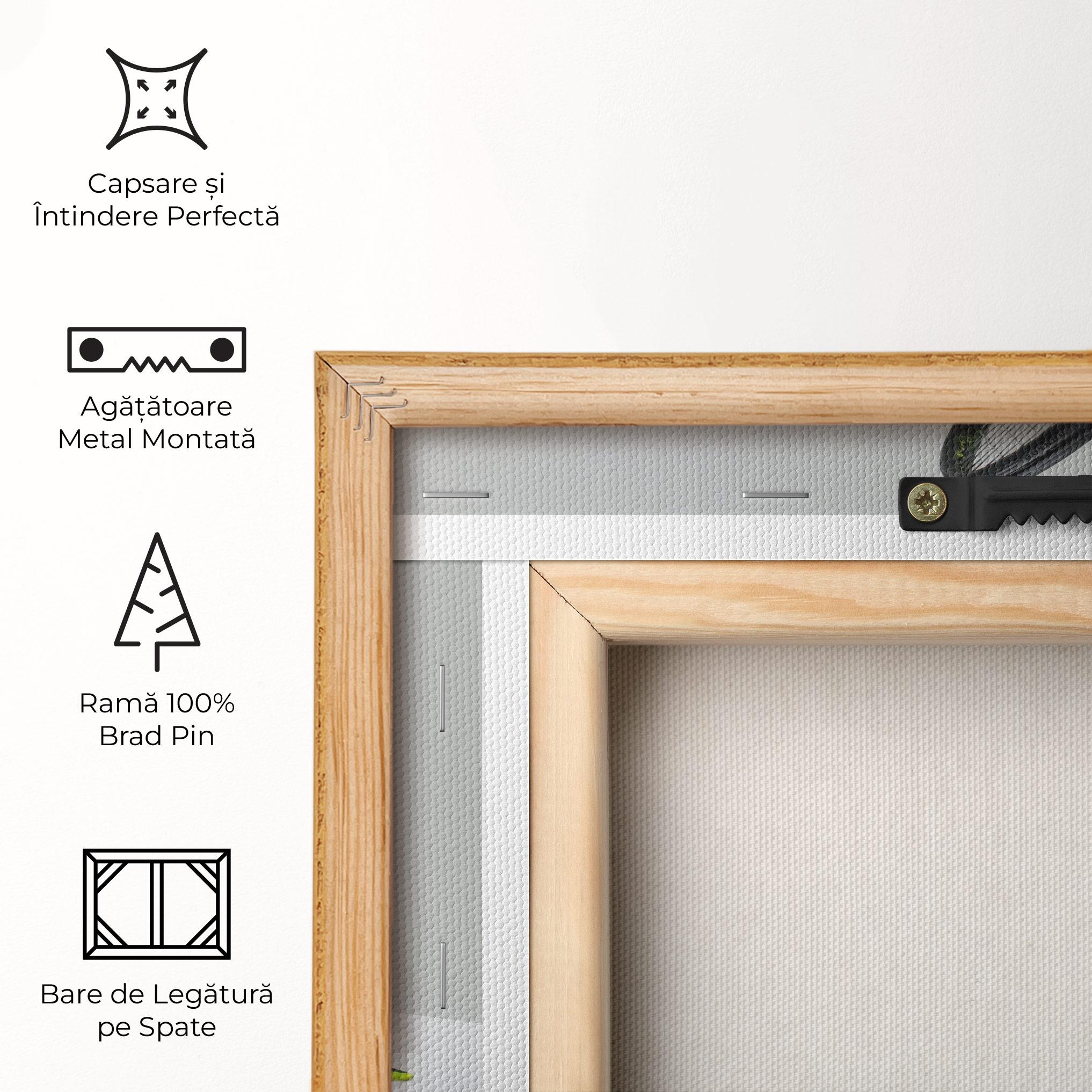 Tablou Canvas Broken Tennis Ball mockup 5