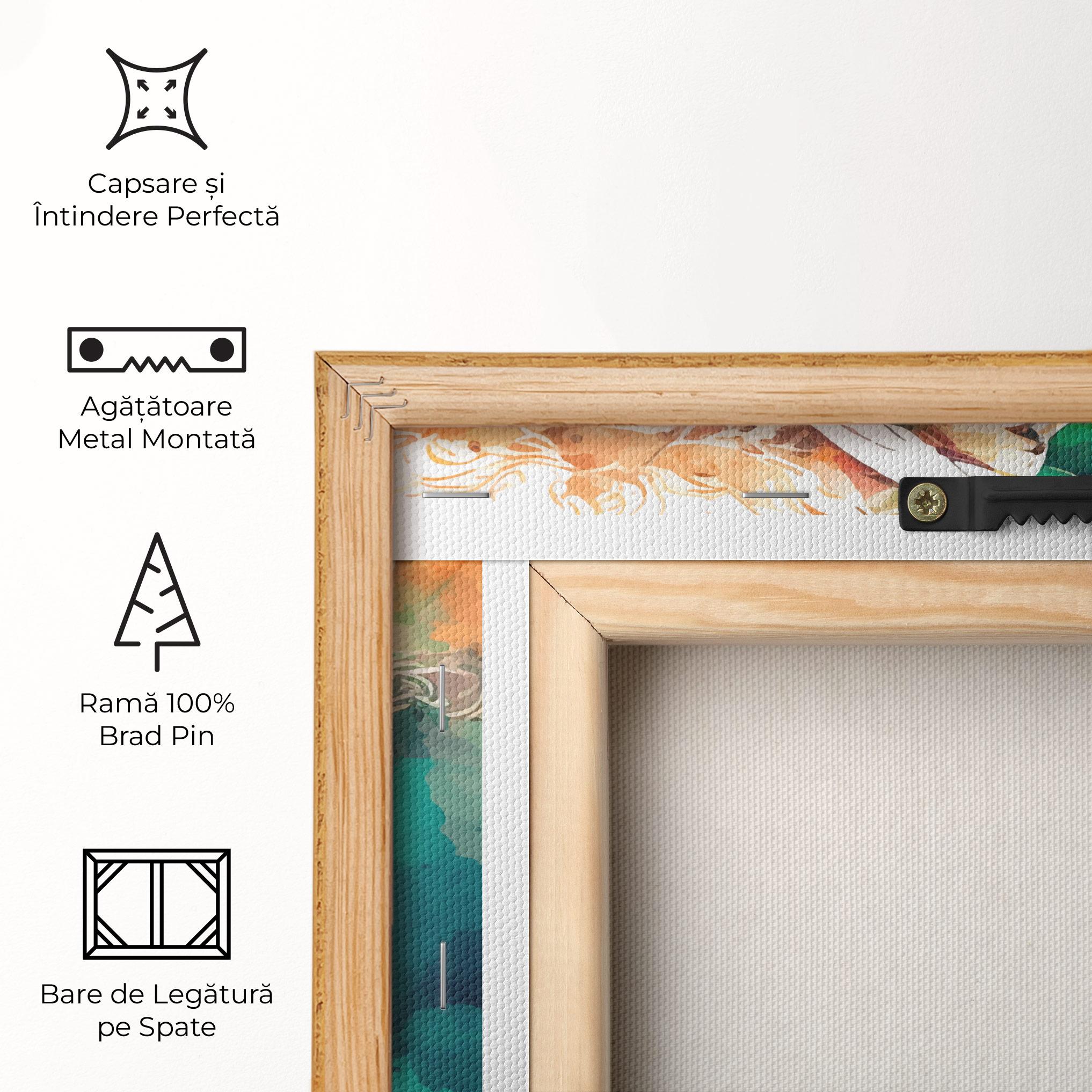 Tablou Canvas Green Art Tennis mockup 5