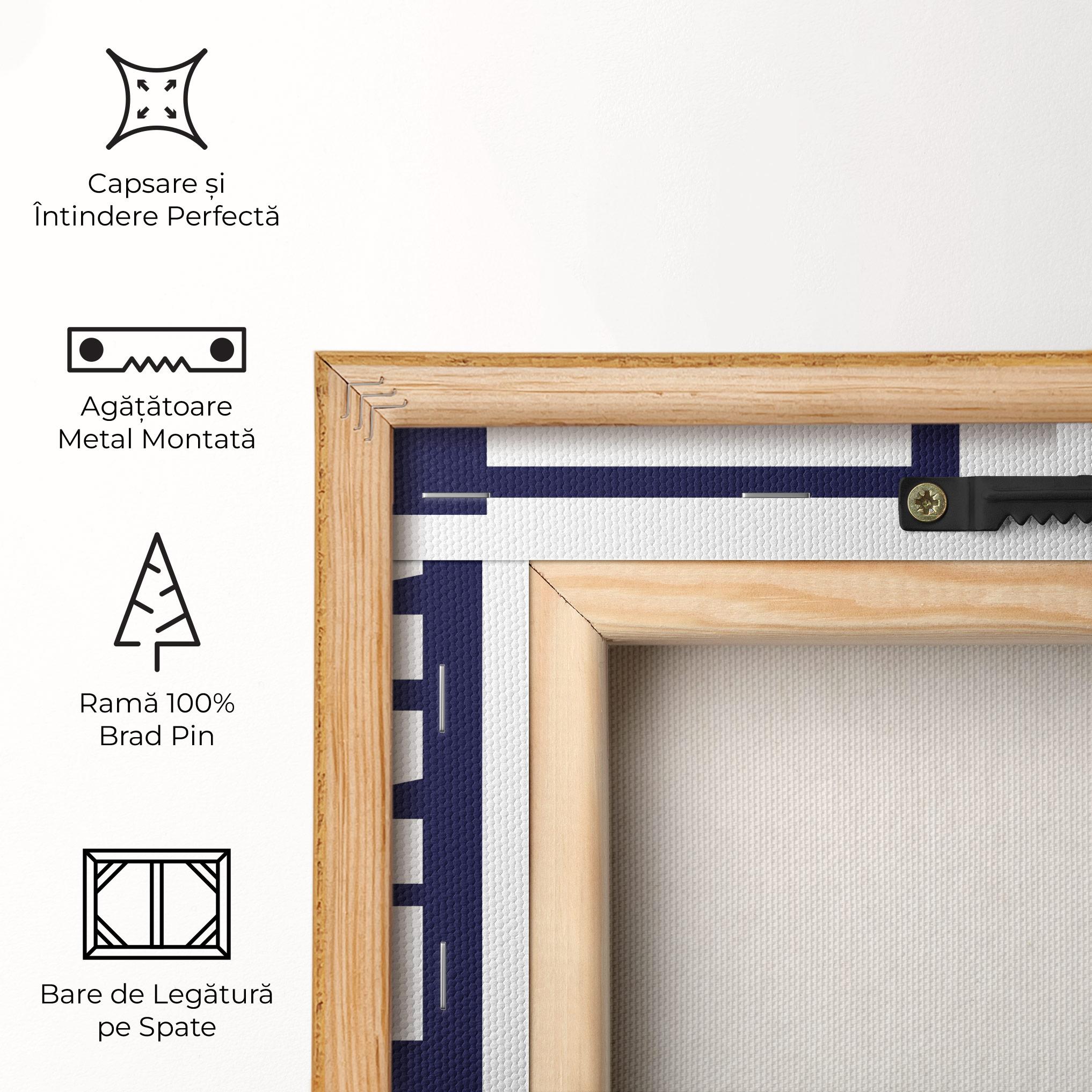 Tablou Canvas Orange Tennis Player mockup 5