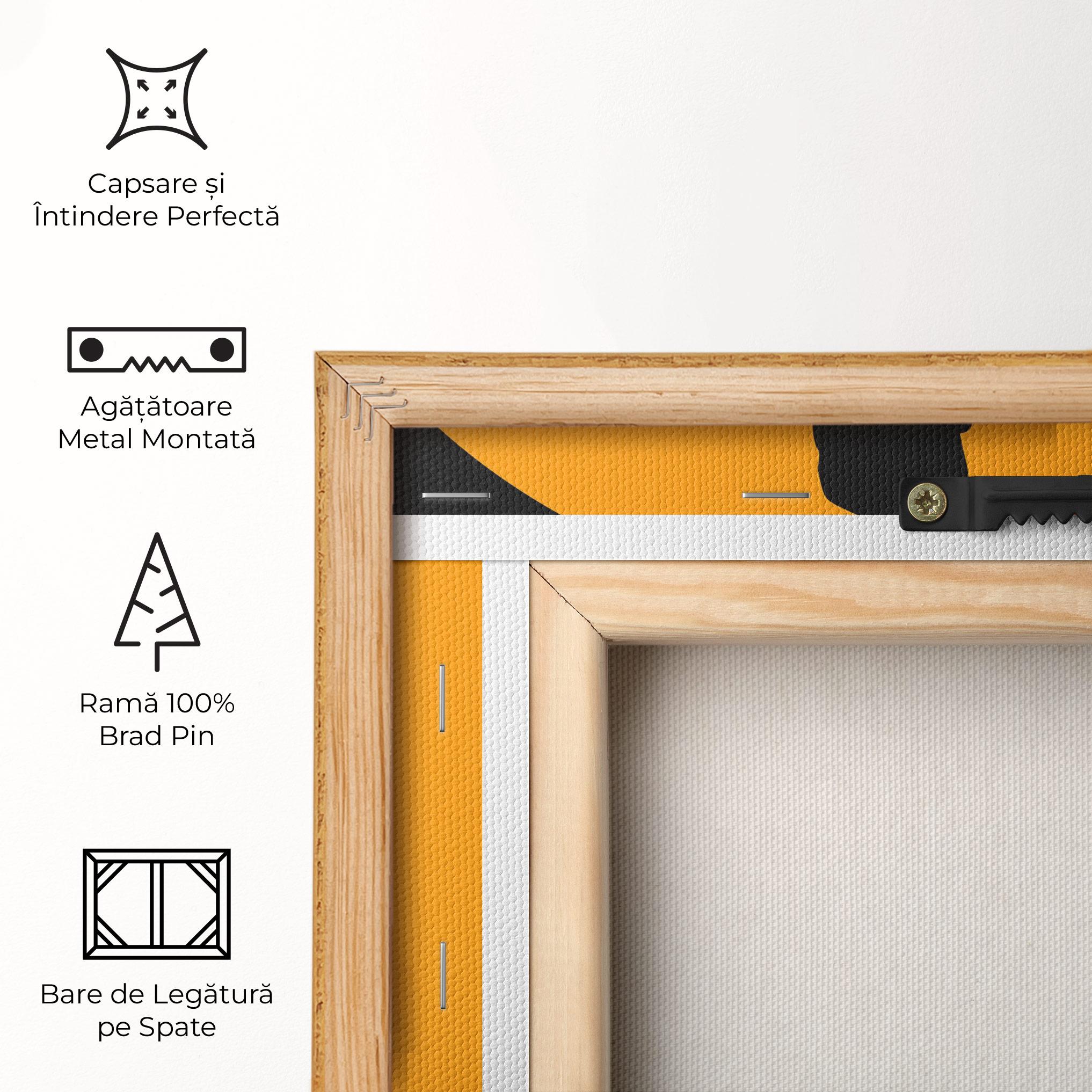 Tablou Canvas Orange Tennis mockup 5