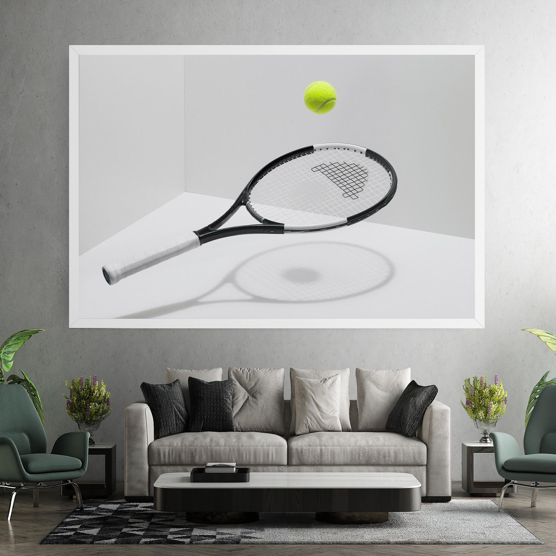 Tablou Canvas Floating Tennis Racket mockup 7