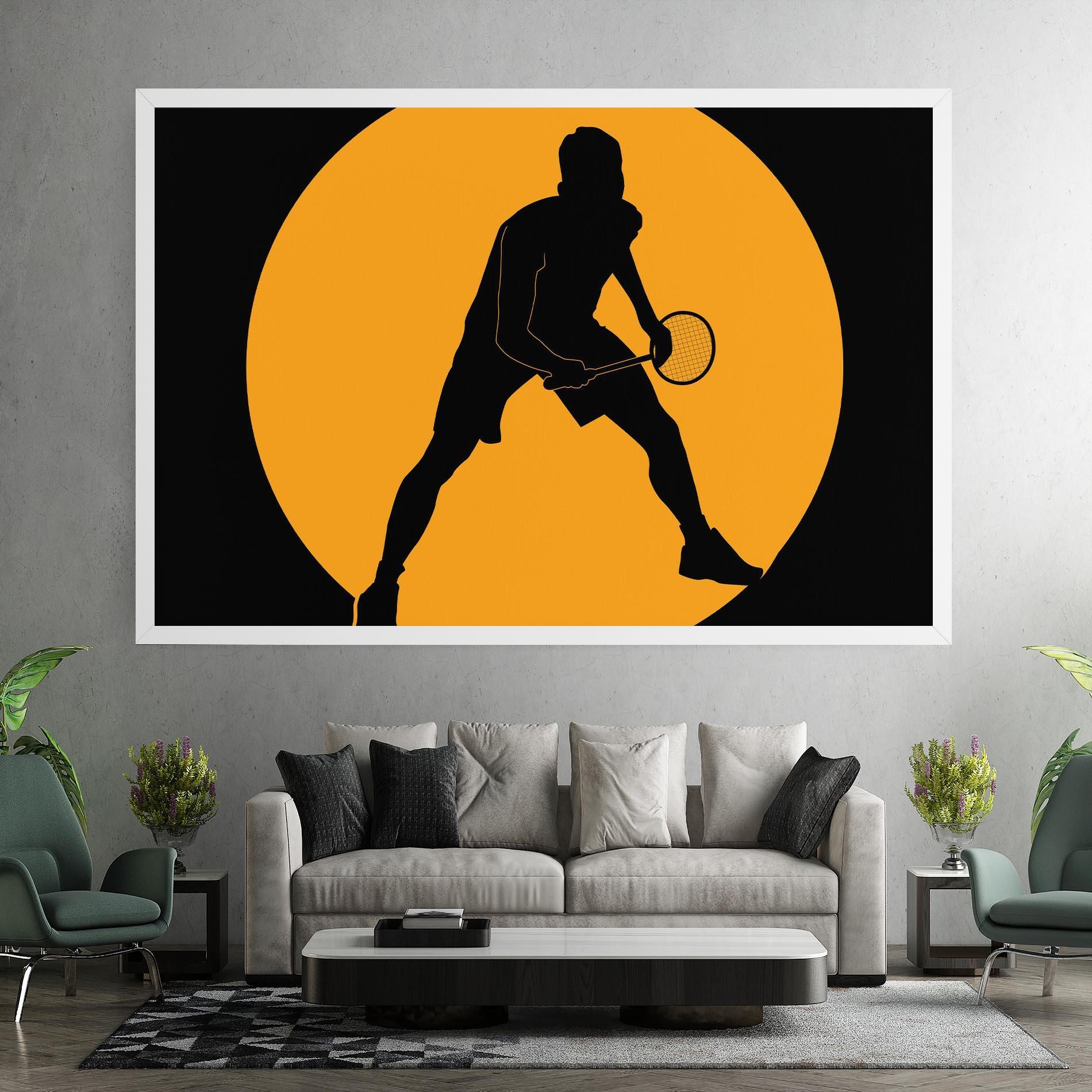 Tablou Canvas Orange Tennis mockup 7