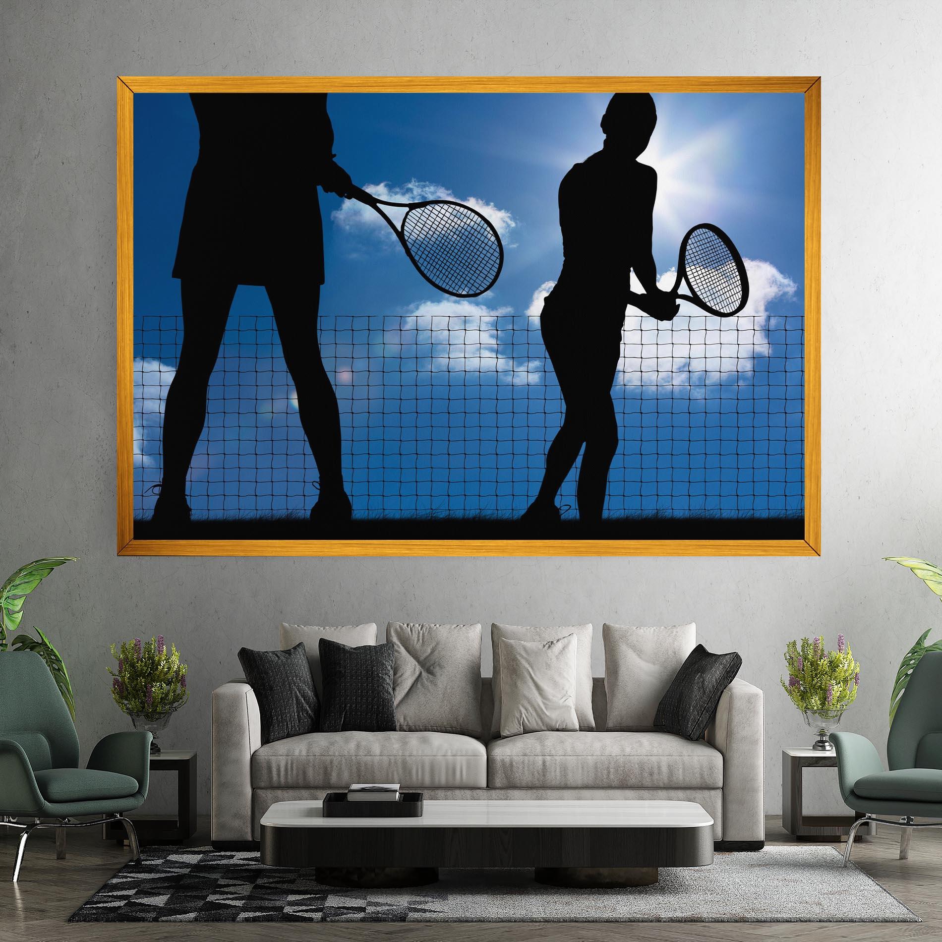 Tablou Canvas Blue Sky Tennis mockup 7