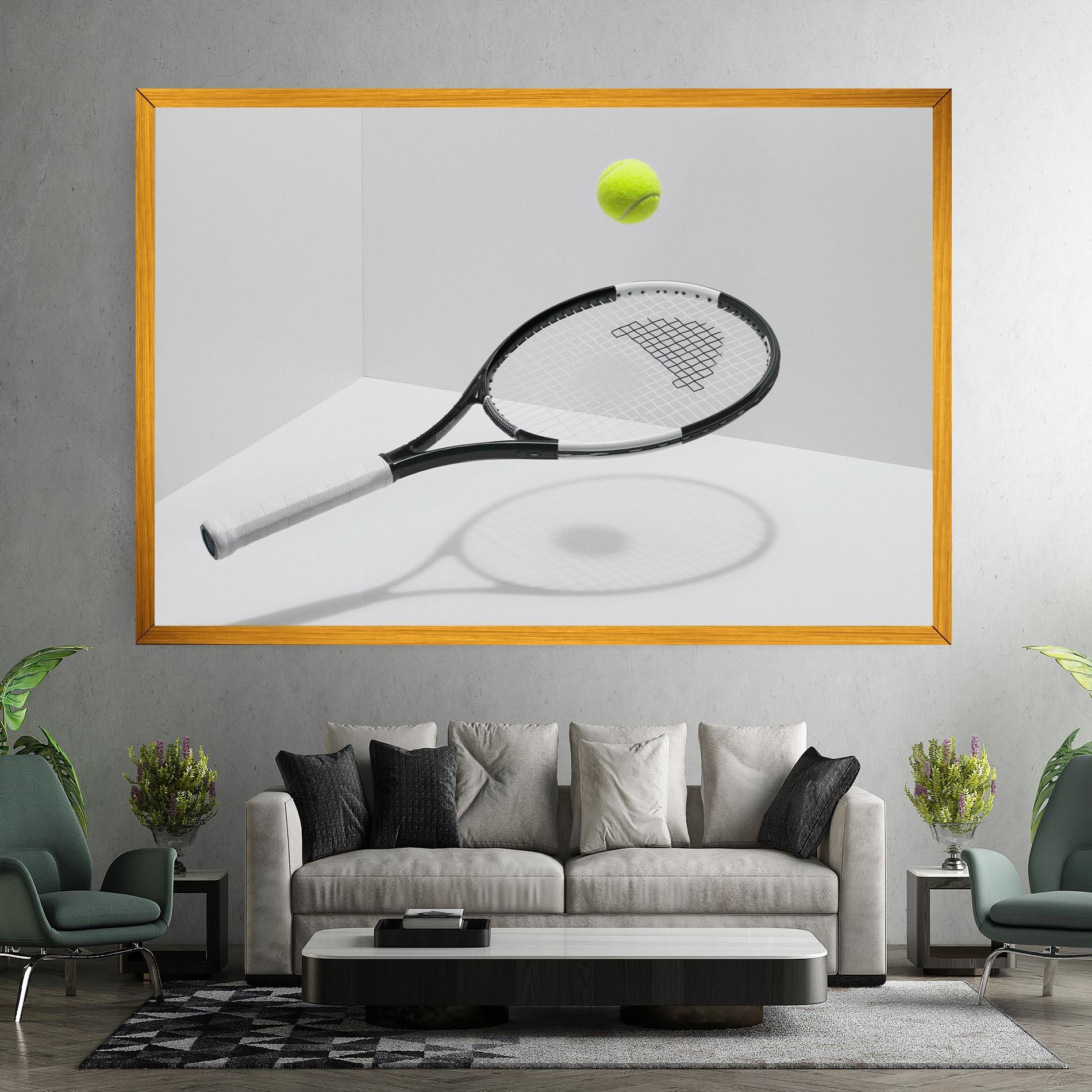 Tablou Canvas Floating Tennis Racket mockup 7