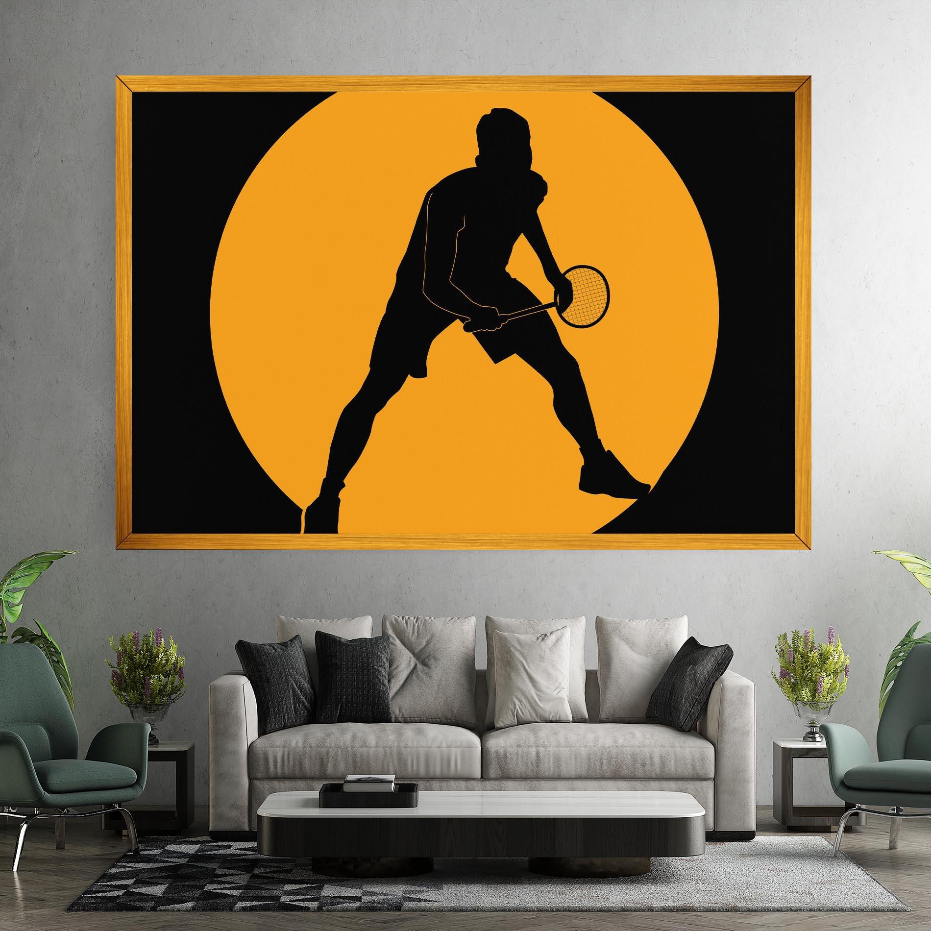 Tablou Canvas Orange Tennis mockup 7