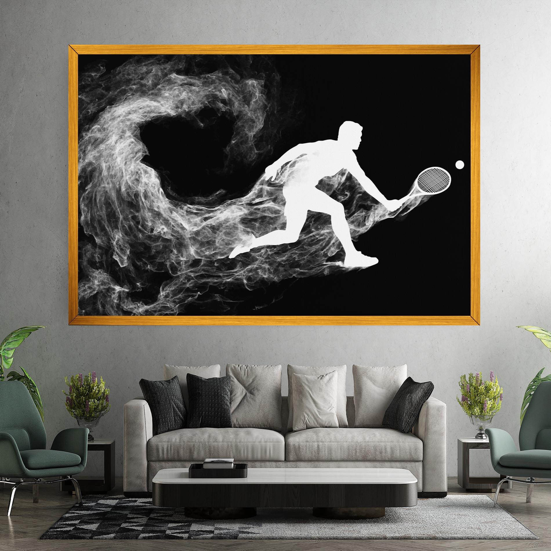 Tablou Canvas Tennis White Smoke mockup 7