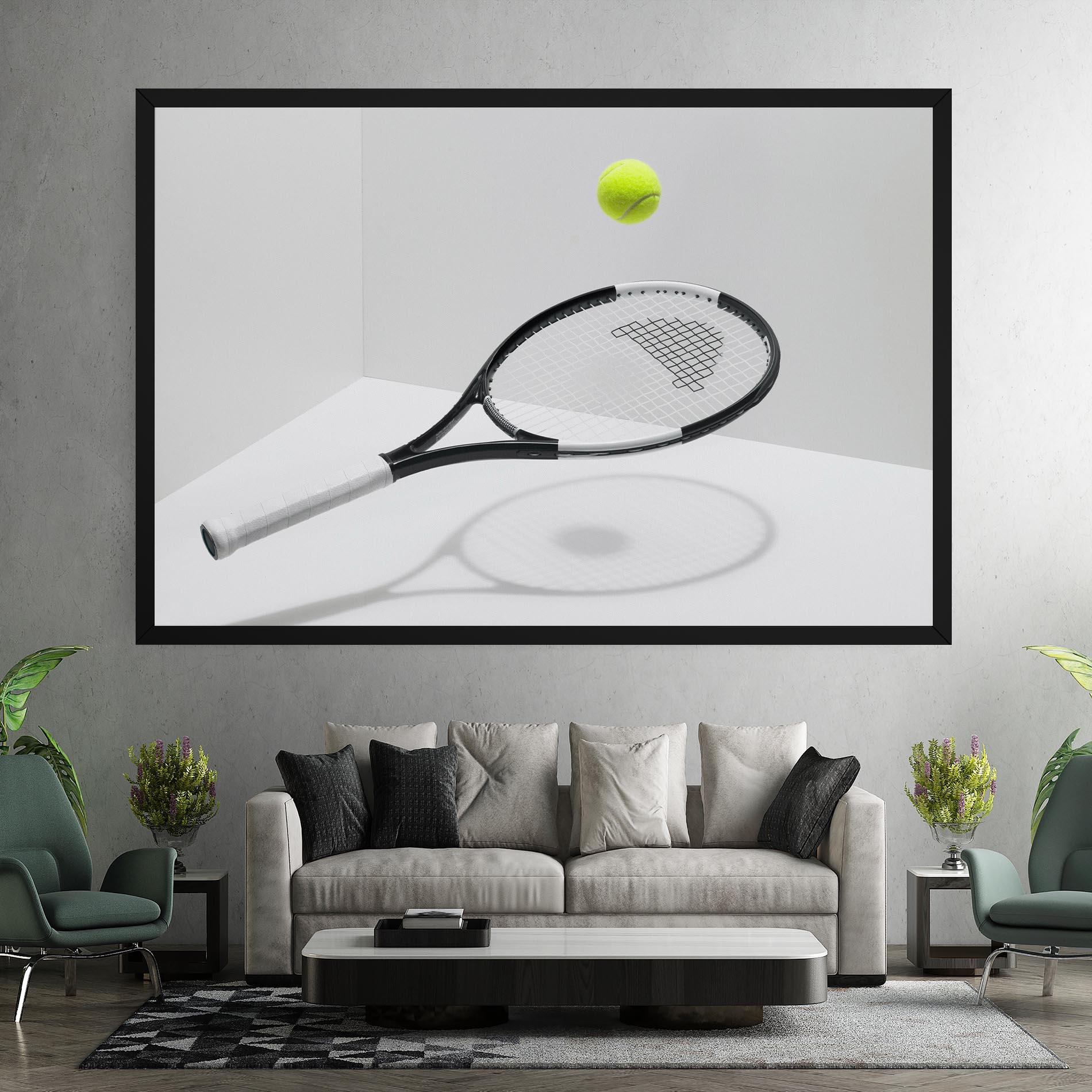 Tablou Canvas Floating Tennis Racket mockup 7