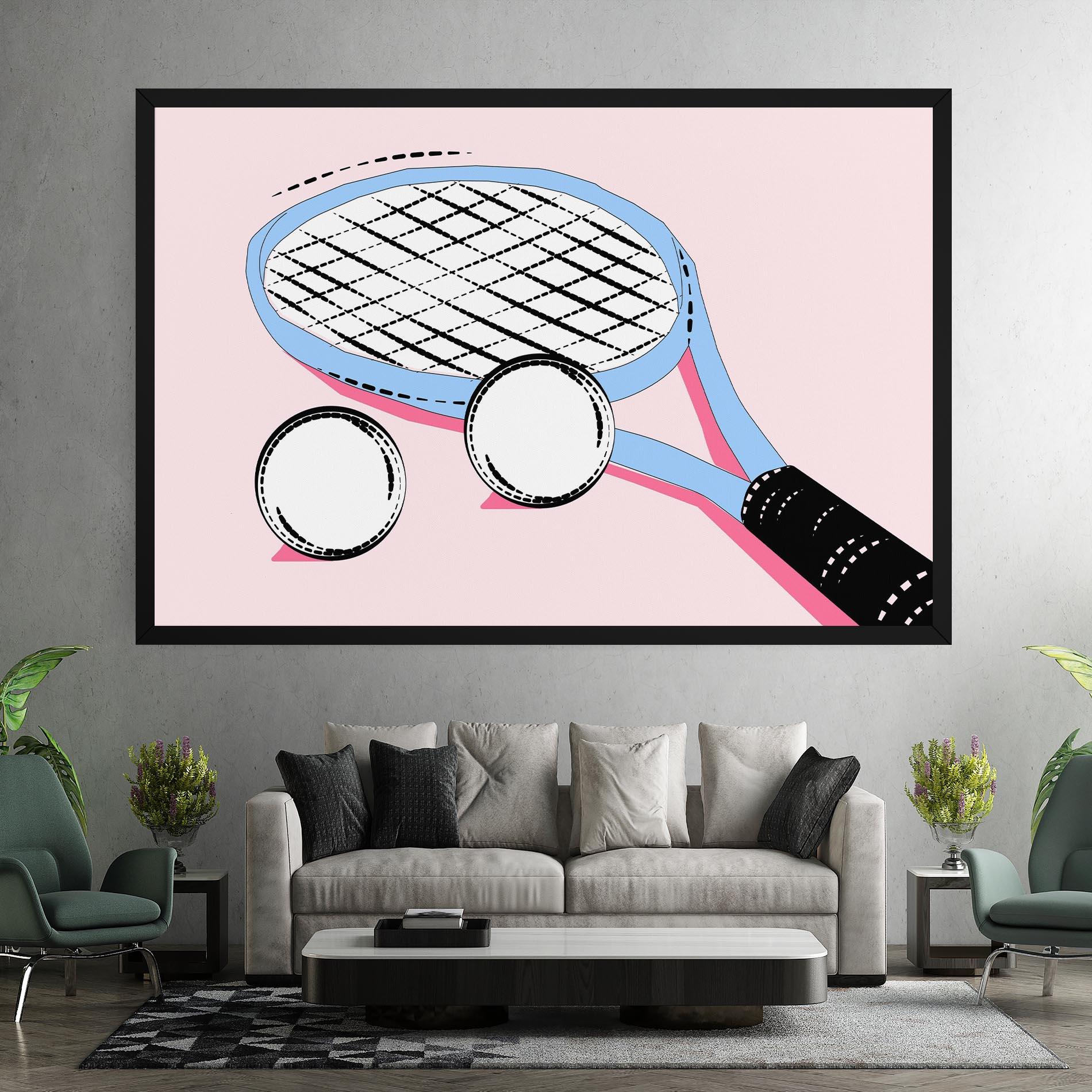 Tablou Canvas Pink Tennis mockup 7