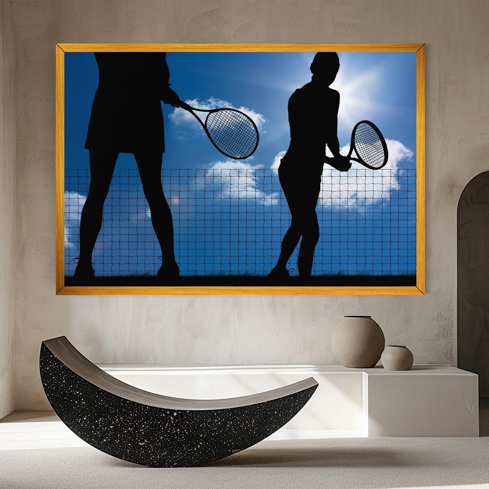 Tablou Canvas Blue Sky Tennis mockup 8