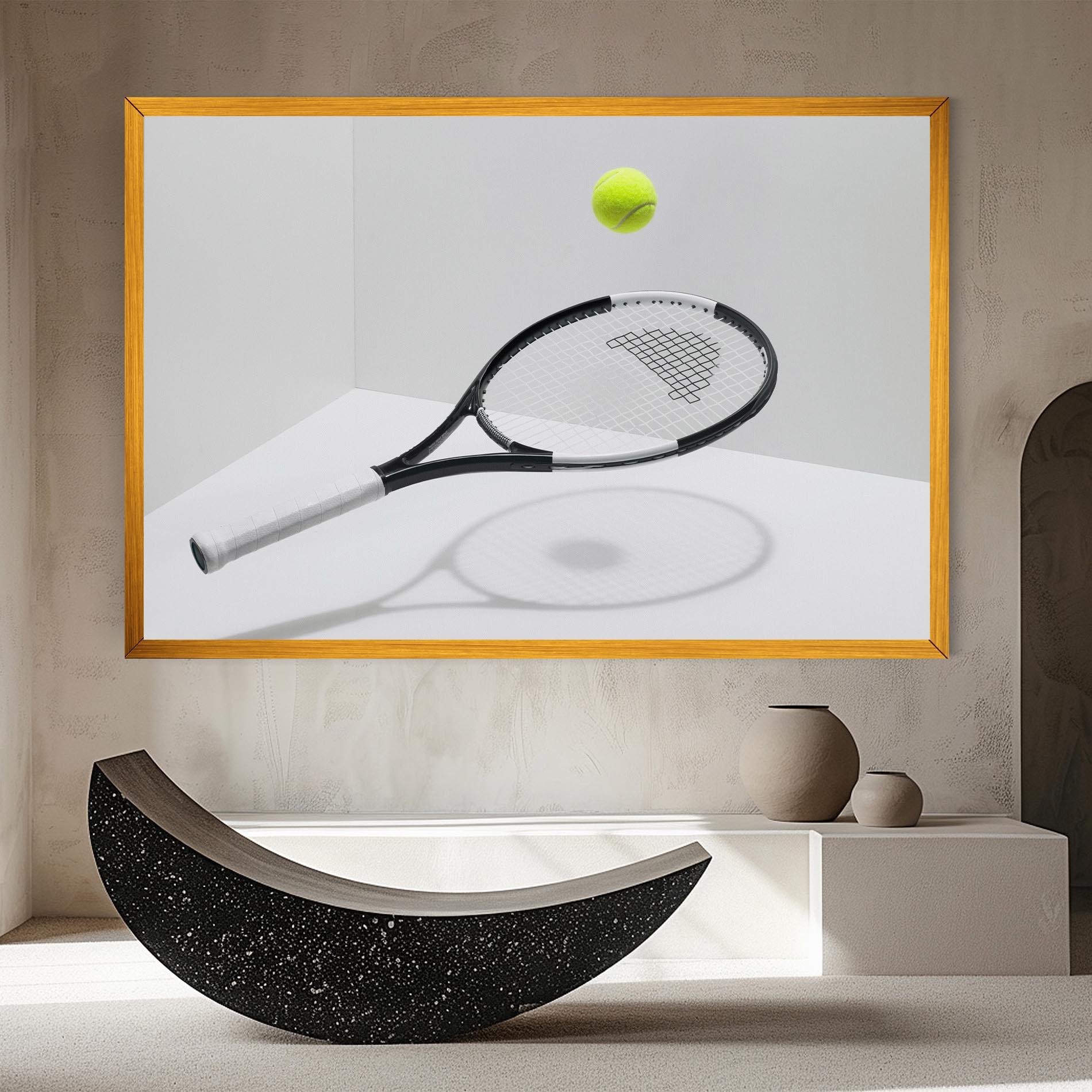 Tablou Canvas Floating Tennis Racket mockup 8