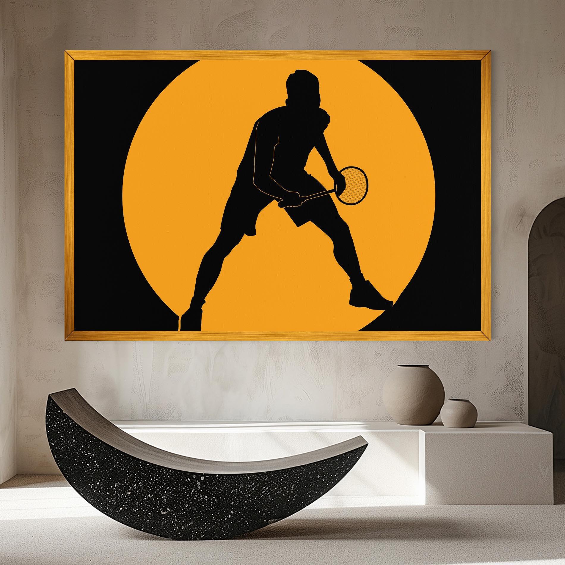 Tablou Canvas Orange Tennis mockup 8