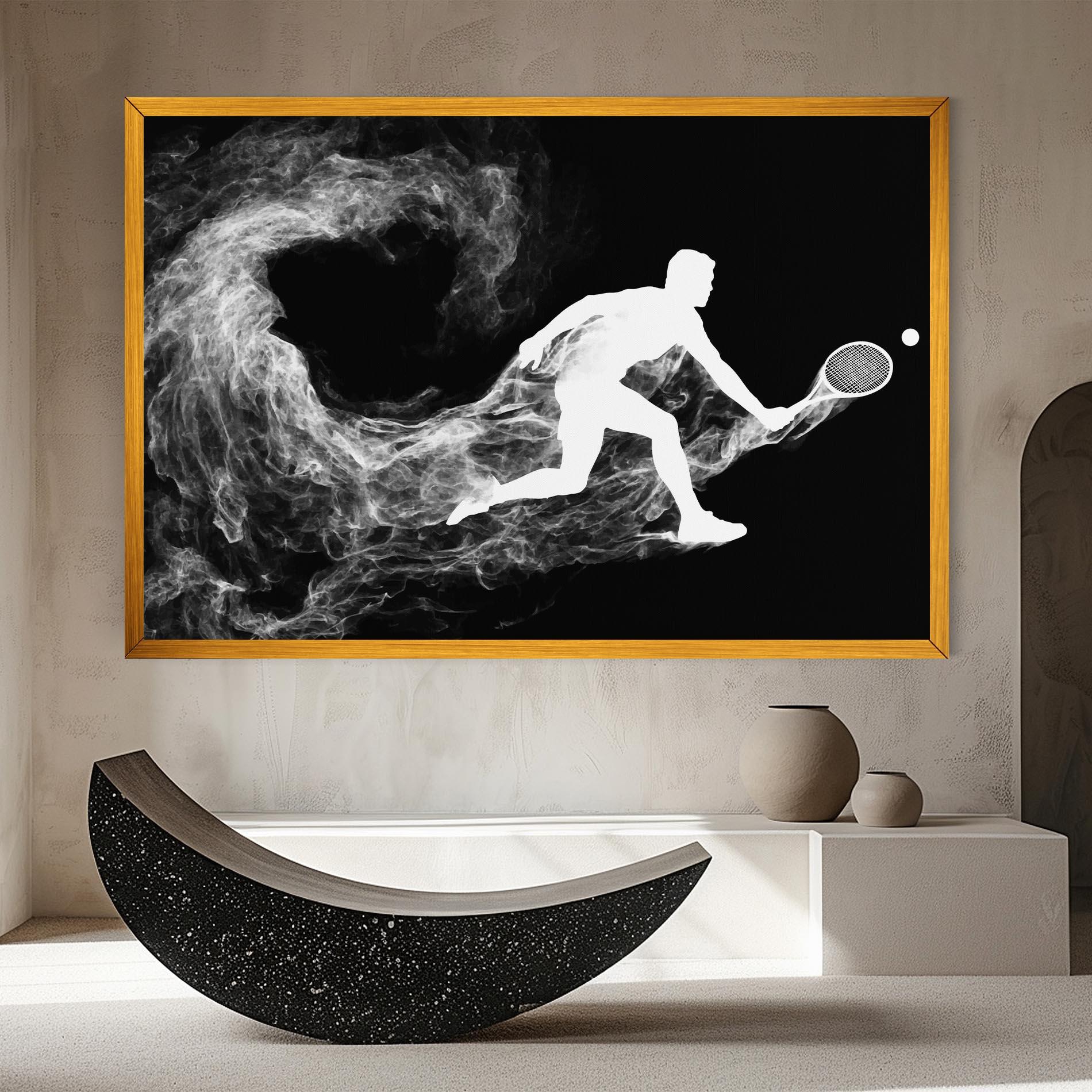 Tablou Canvas Tennis White Smoke mockup 8
