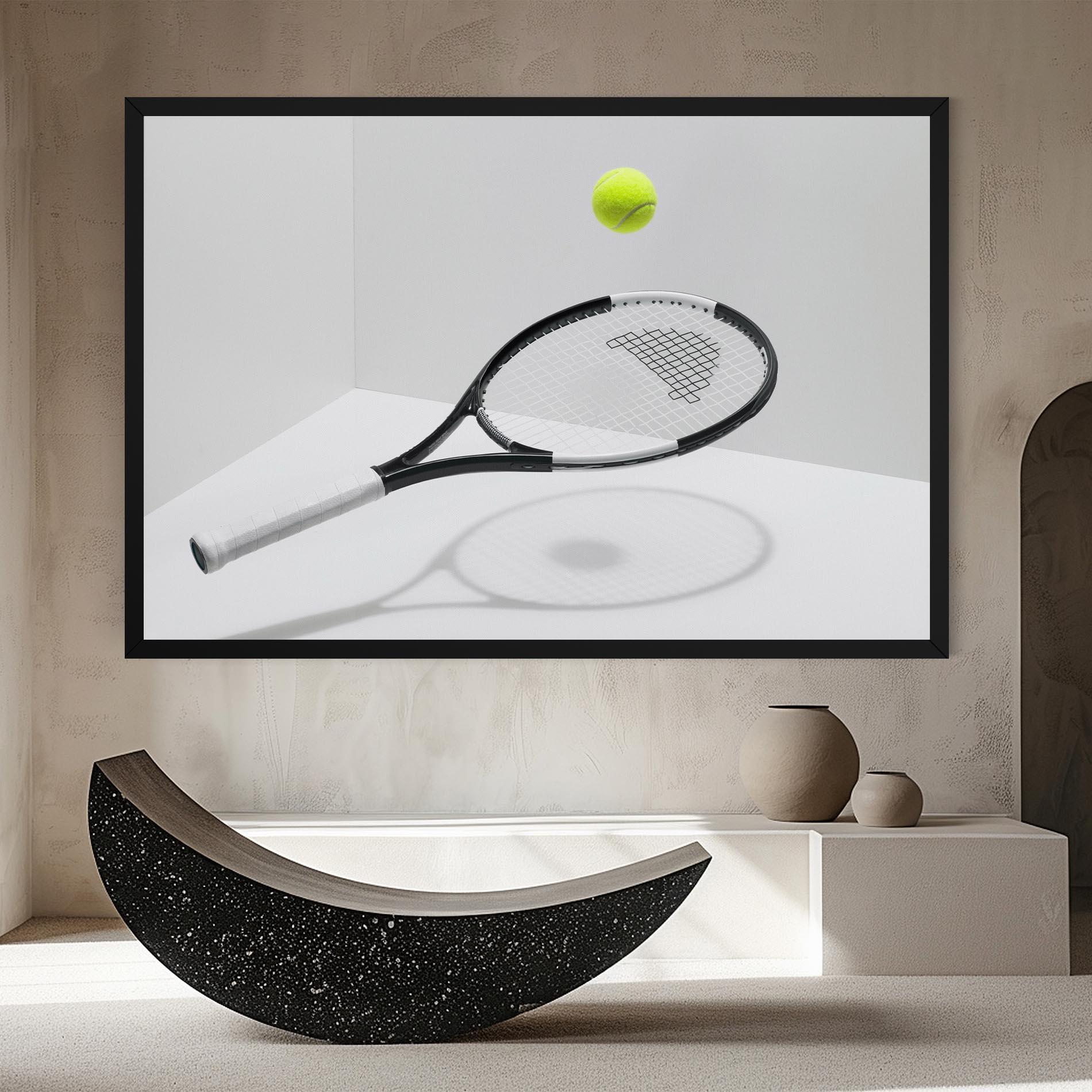 Tablou Canvas Floating Tennis Racket mockup 8