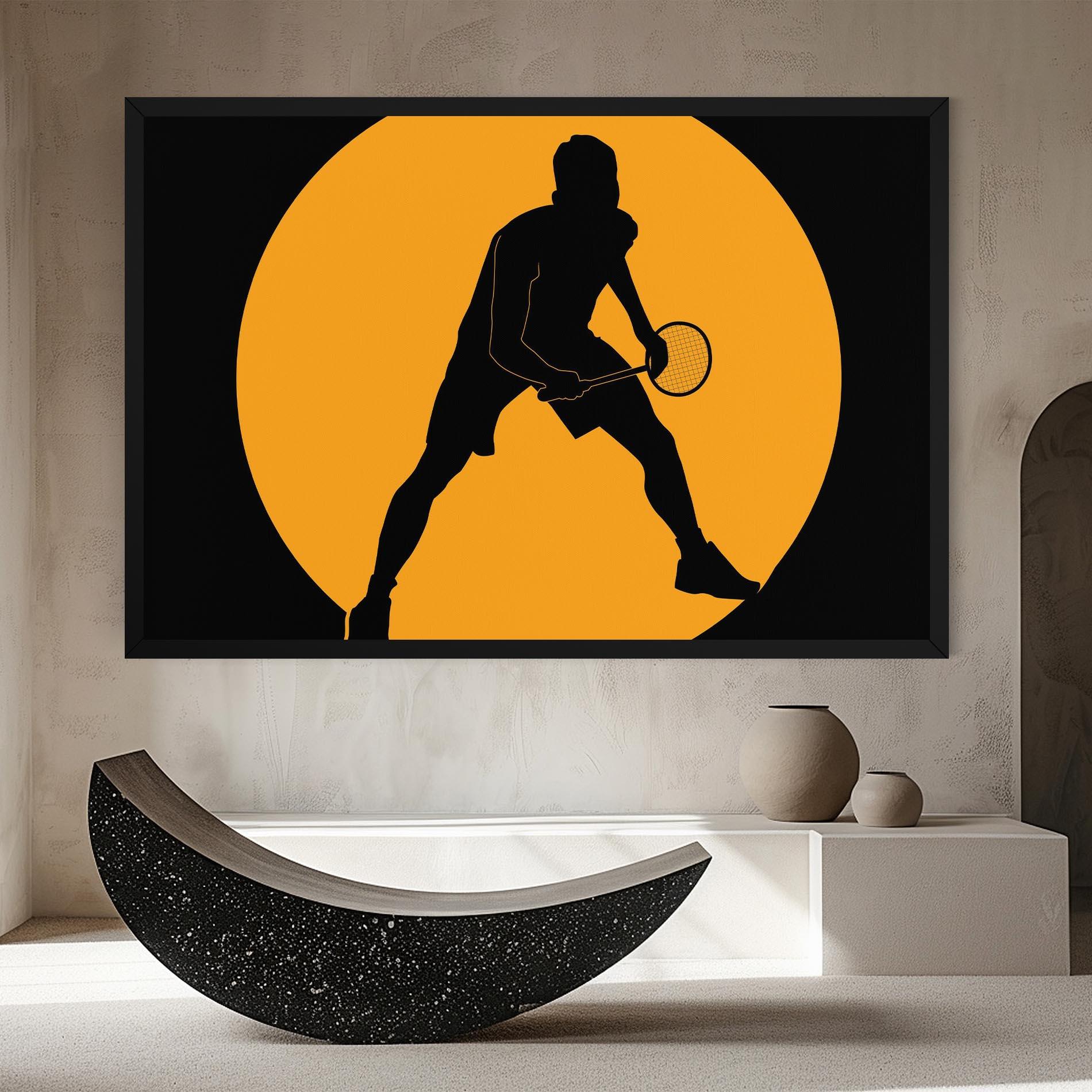 Tablou Canvas Orange Tennis mockup 8