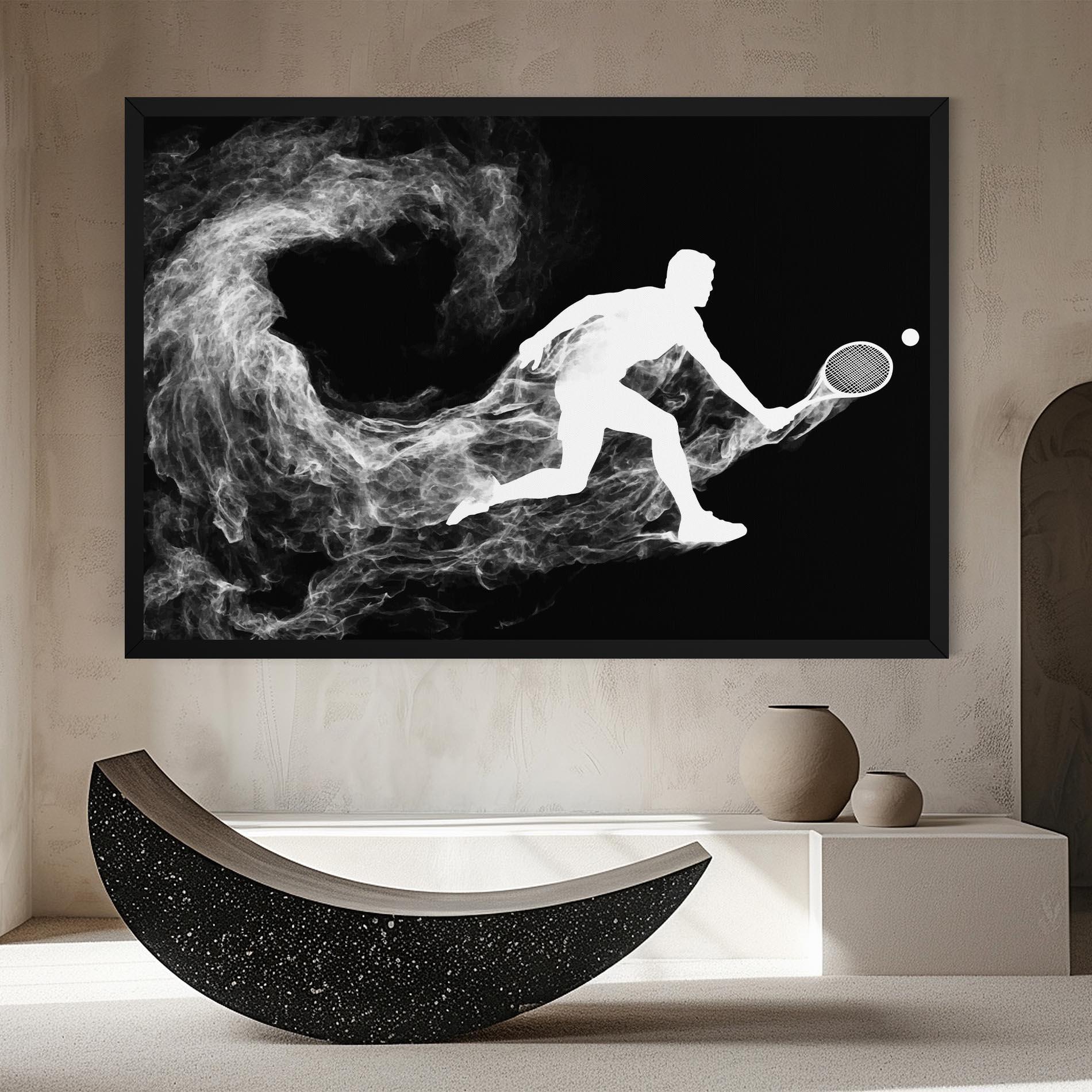 Tablou Canvas Tennis White Smoke mockup 8