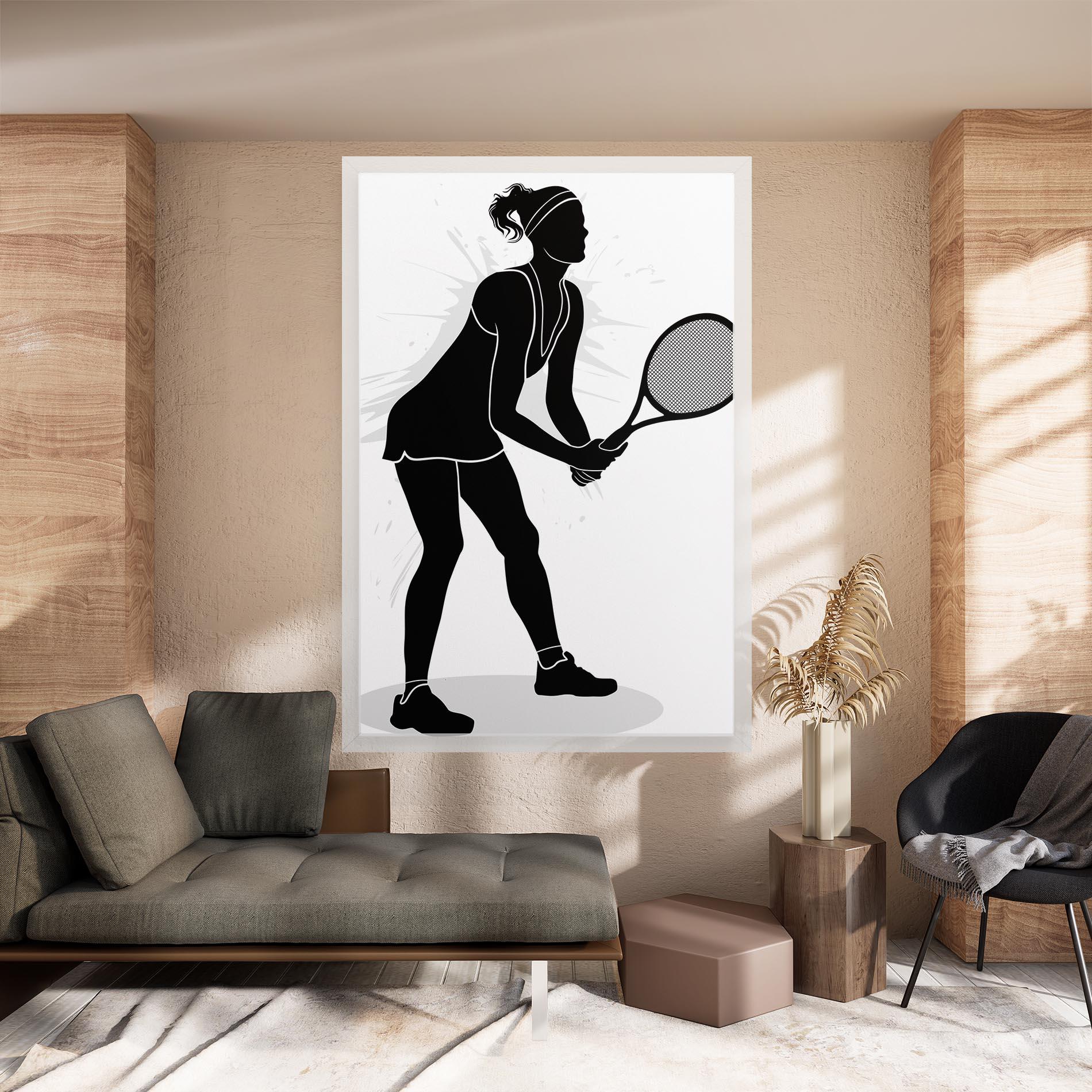 Tablou Canvas Female Tennis Player mockup 8