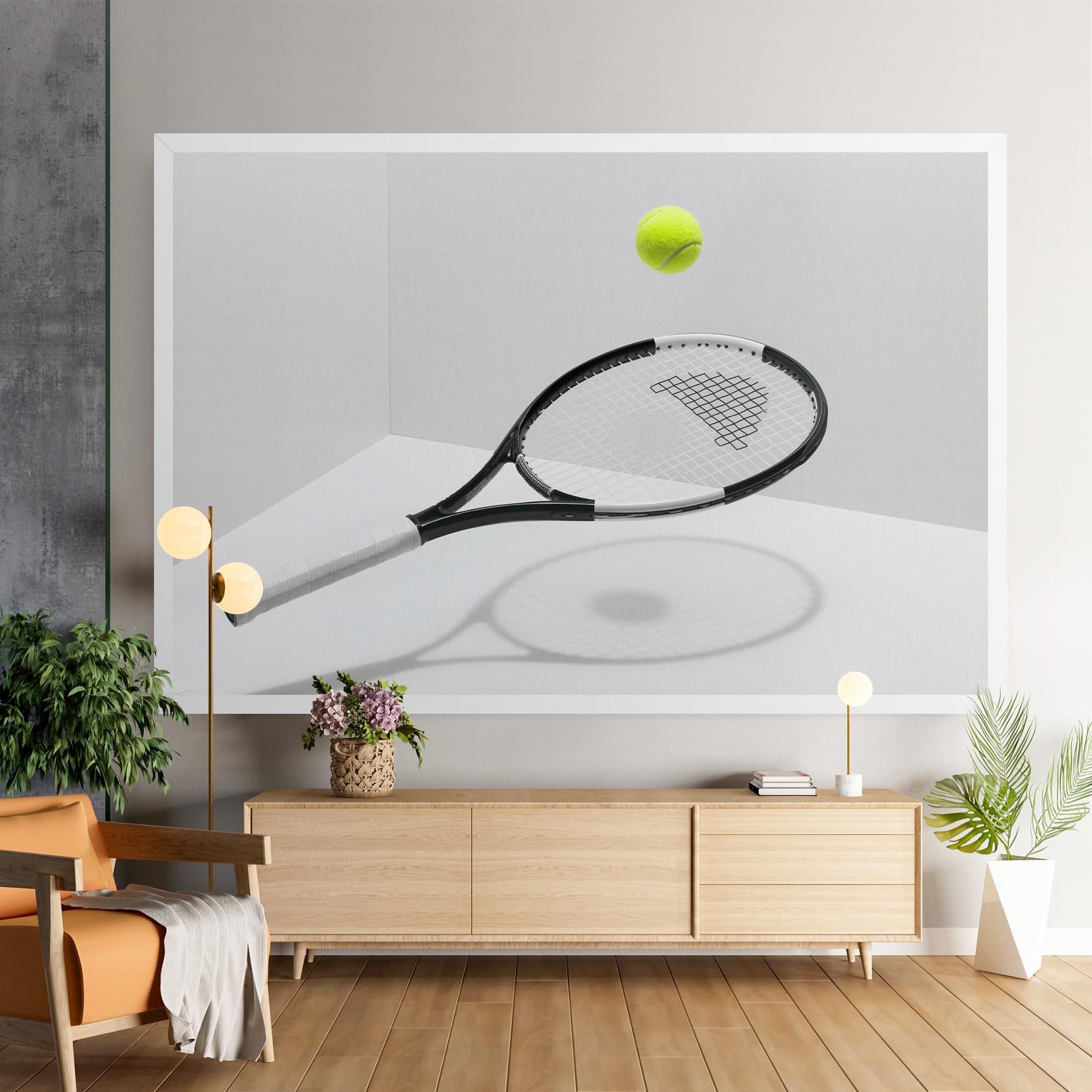 Tablou Canvas Floating Tennis Racket mockup 9