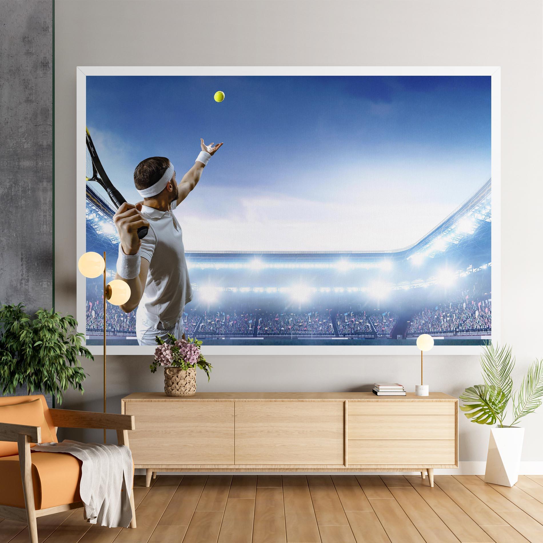 Tablou Canvas Stadium Tennis Player mockup 9