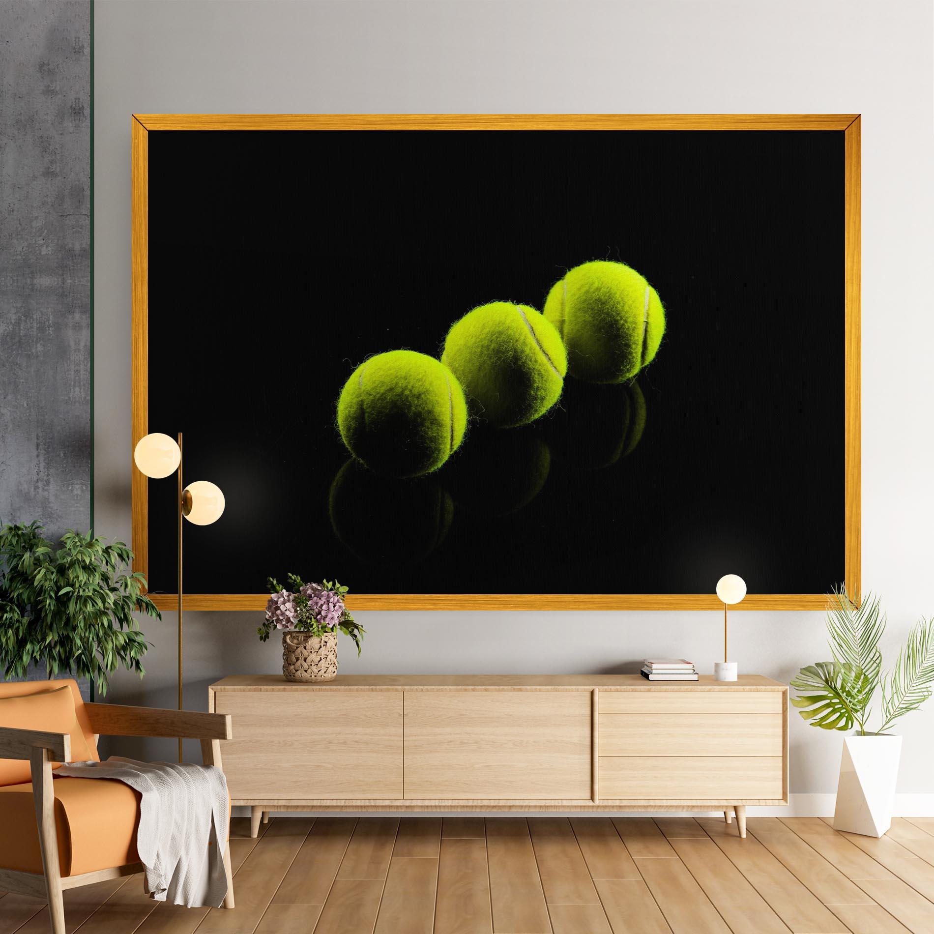 Tablou Canvas 3 Tennis Balls mockup 9