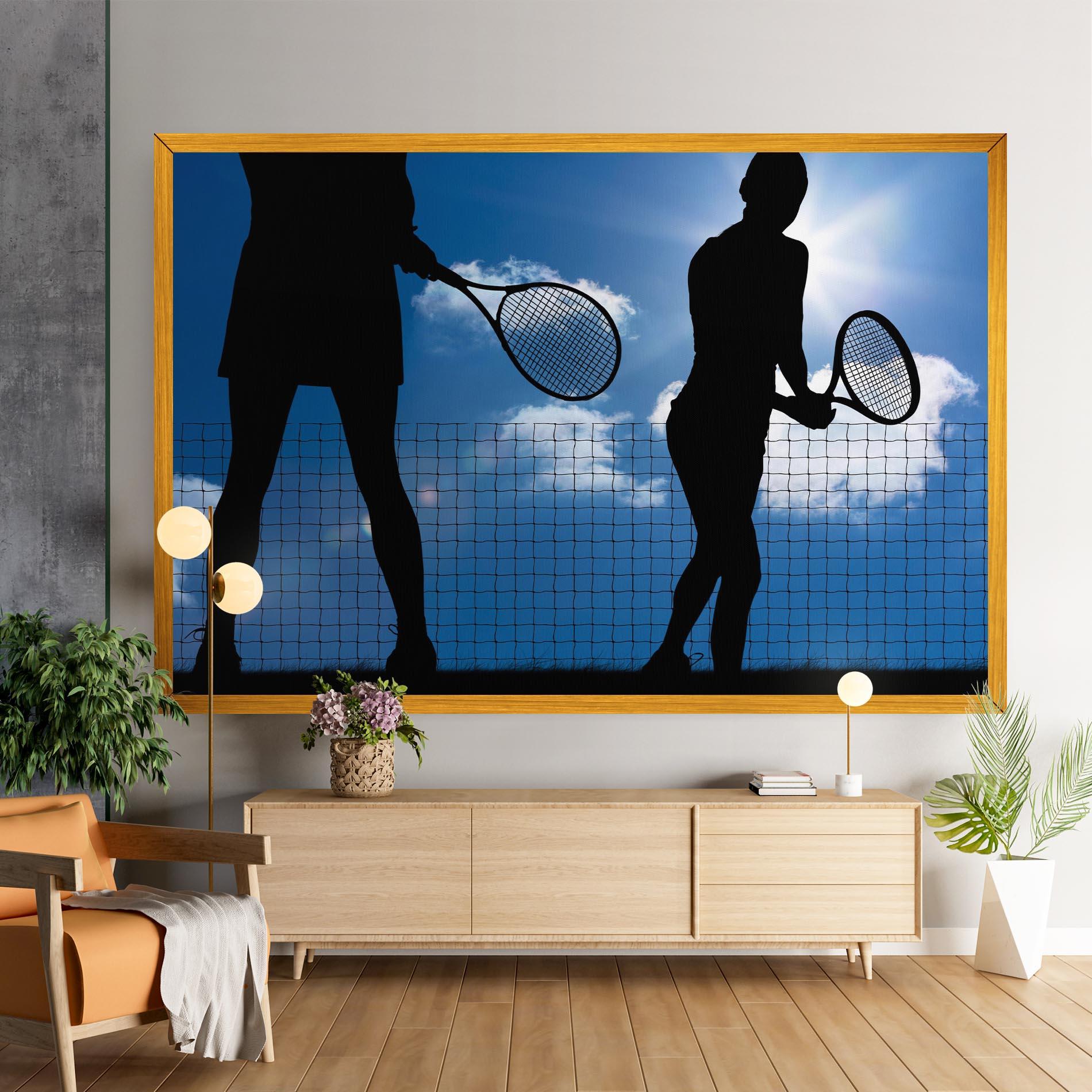Tablou Canvas Blue Sky Tennis mockup 9