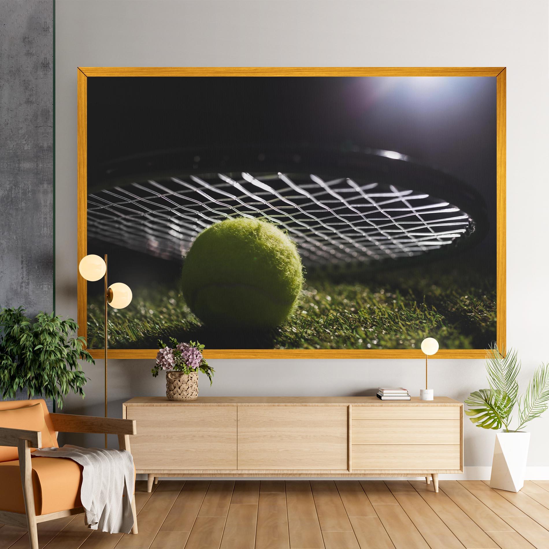 Tablou Canvas Close Up Tennis Ball mockup 9