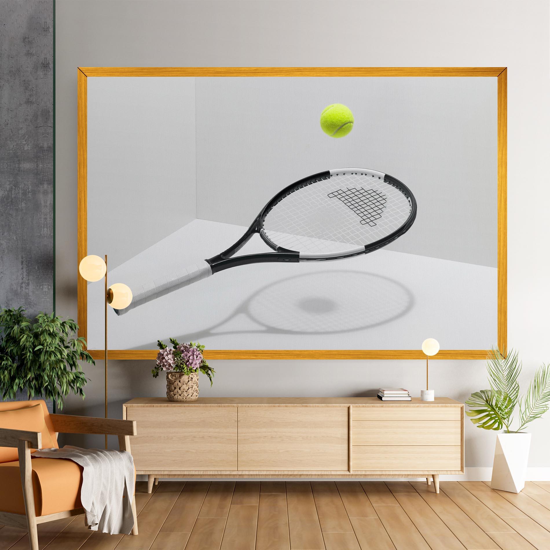 Tablou Canvas Floating Tennis Racket mockup 9