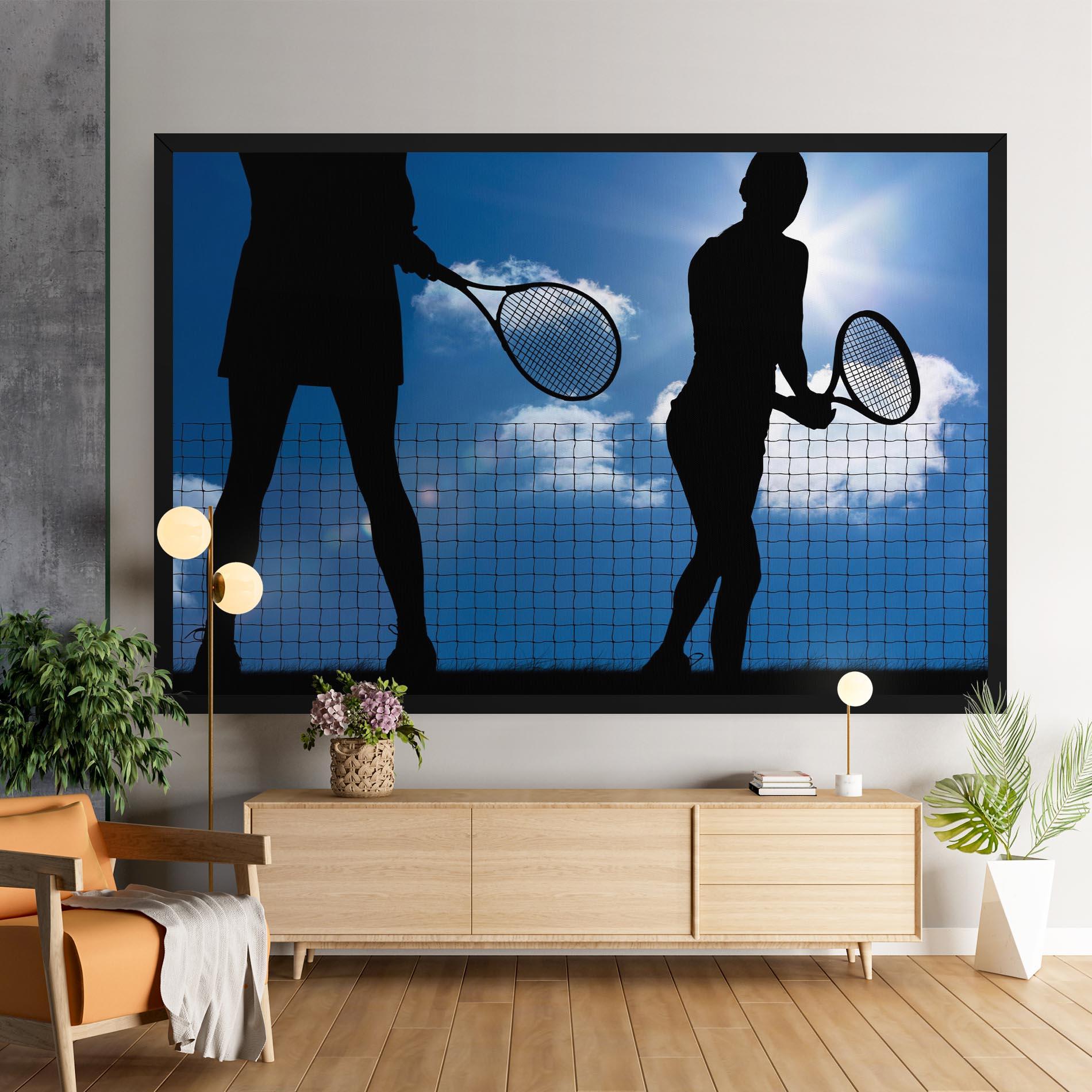 Tablou Canvas Blue Sky Tennis mockup 9