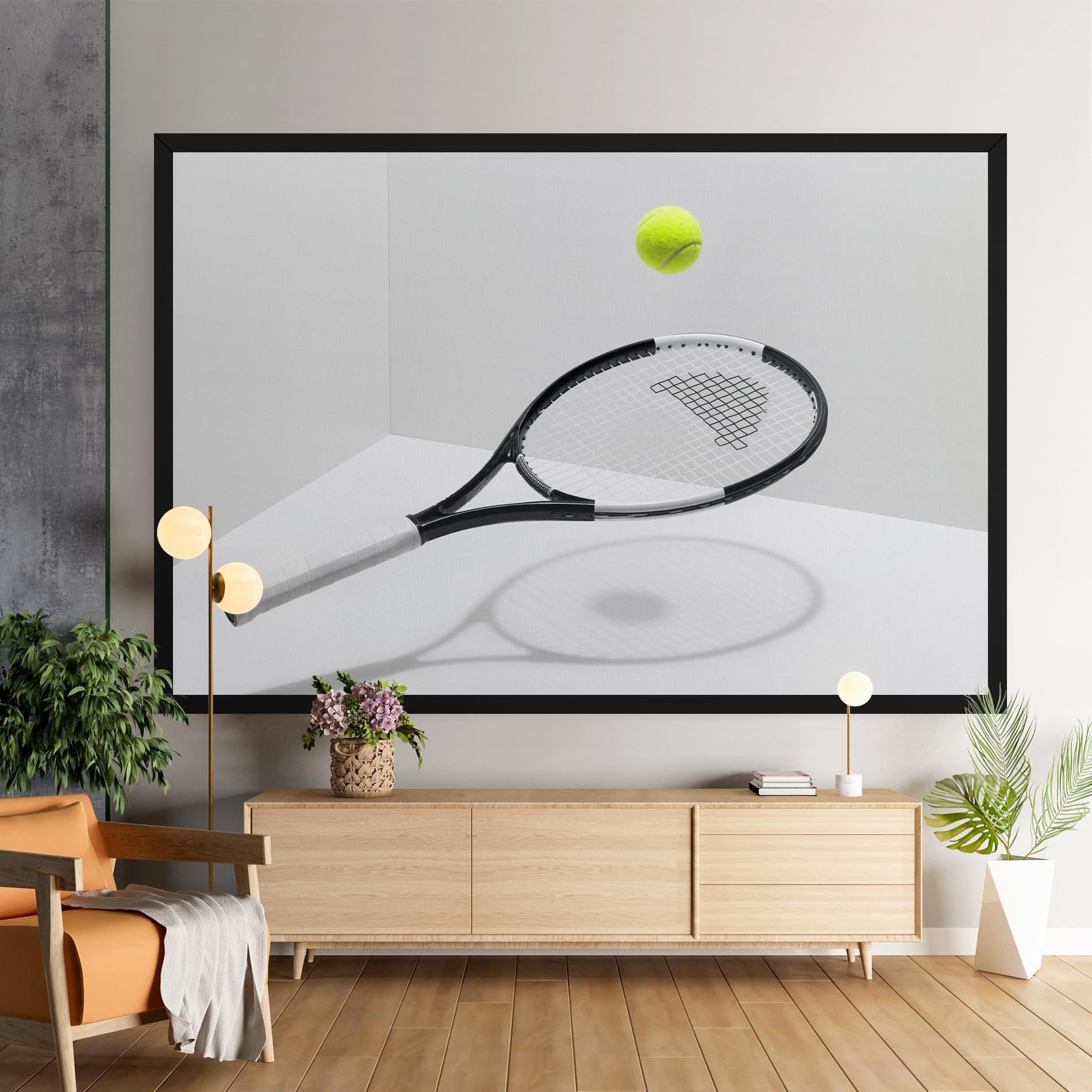 Tablou Canvas Floating Tennis Racket mockup 9