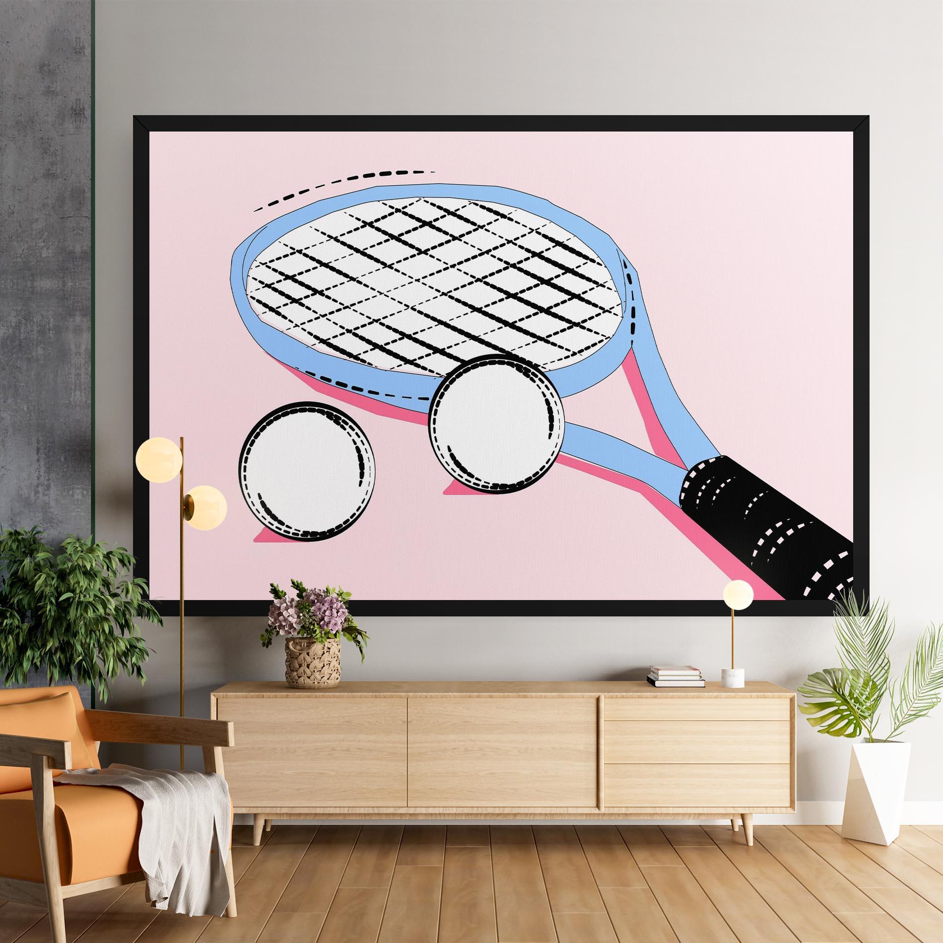 Tablou Canvas Pink Tennis mockup 9