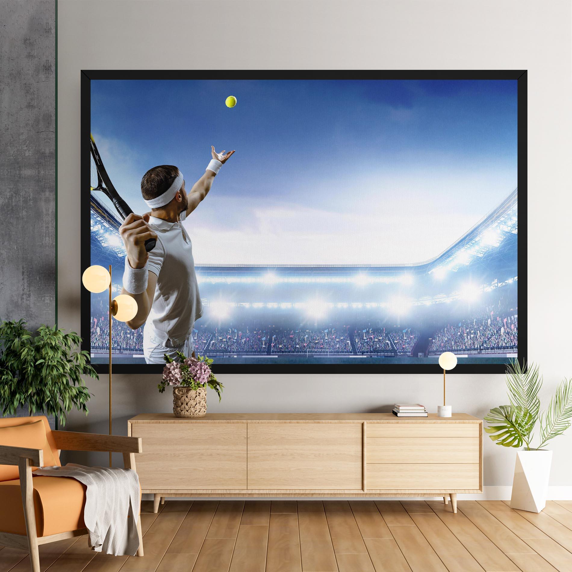 Tablou Canvas Stadium Tennis Player mockup 9