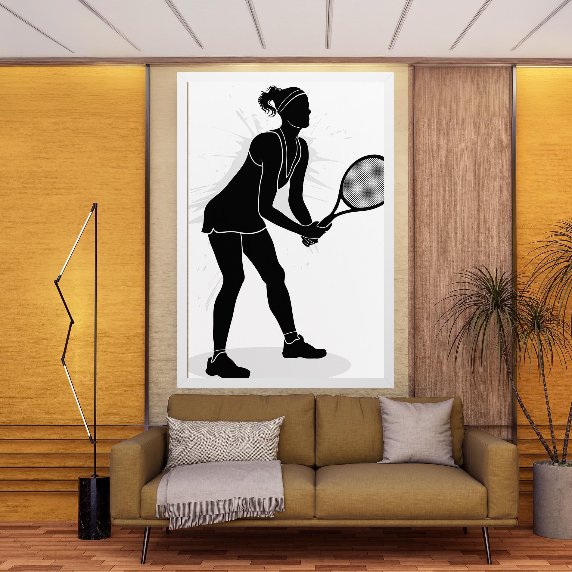 Tablou Canvas Female Tennis Player mockup 9