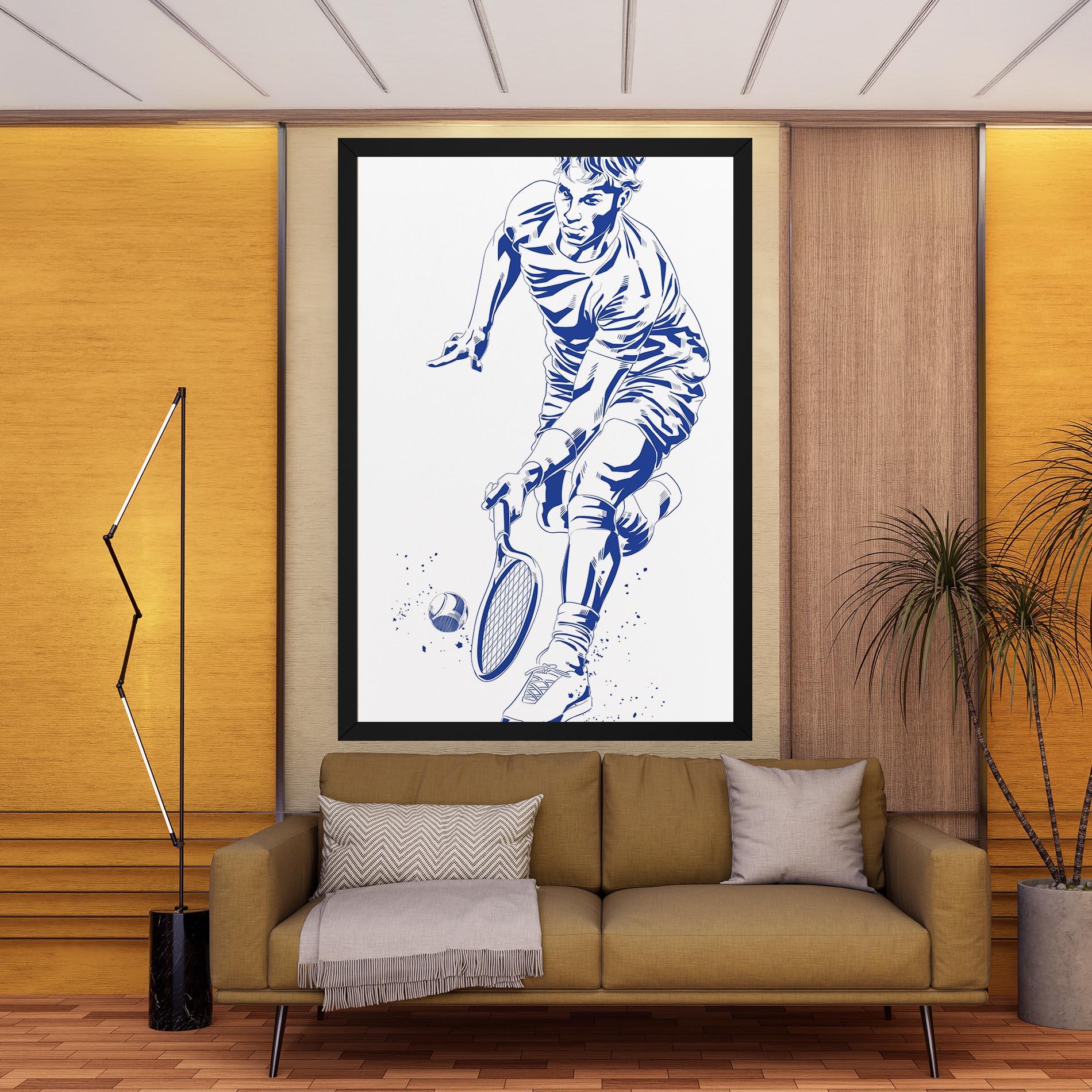 Tablou Canvas Blue Tennis mockup 9