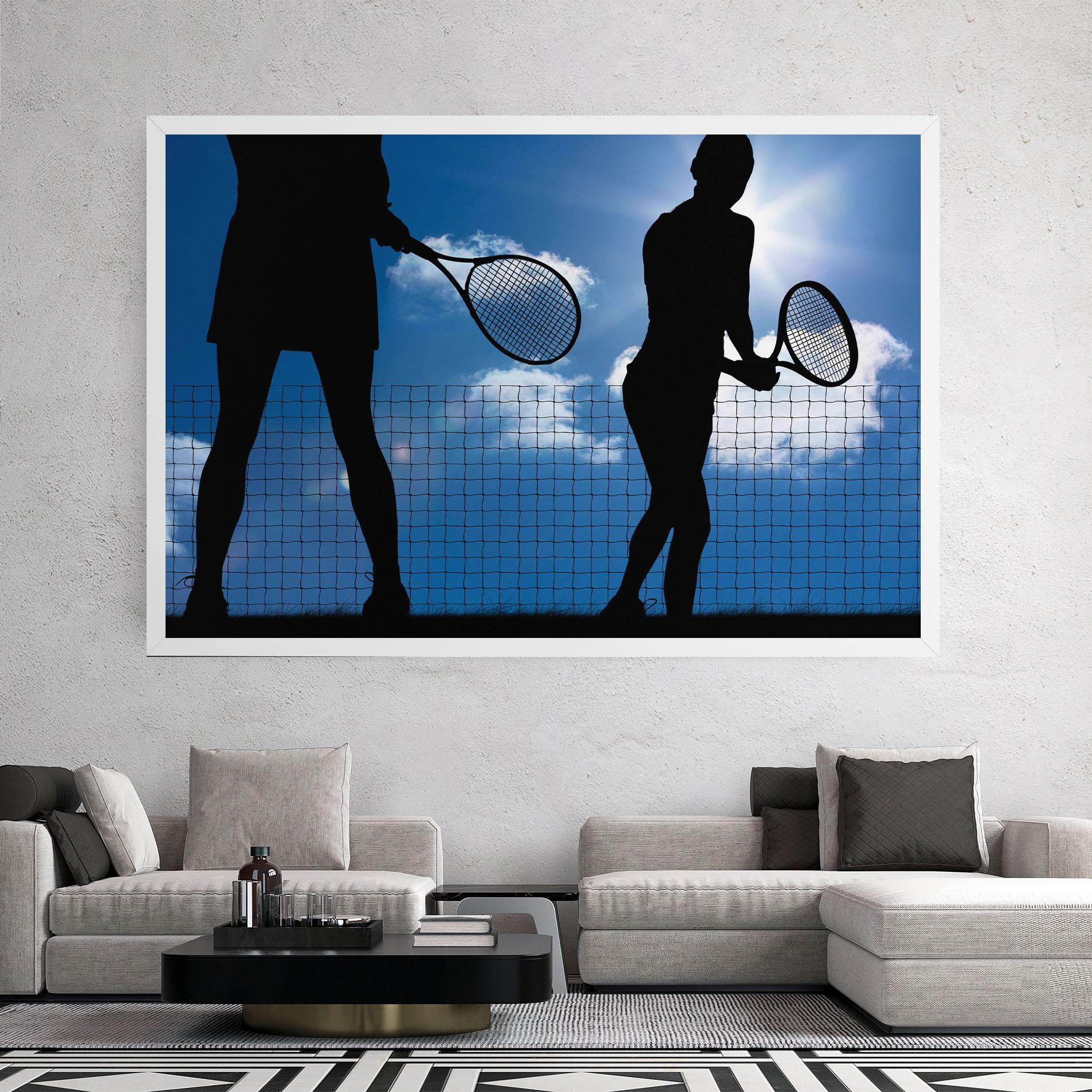 Tablou Canvas Blue Sky Tennis mockup 2